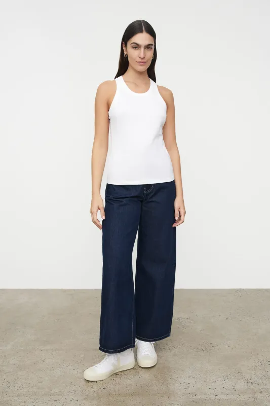 Racer Back Singlet sold by Kowtow