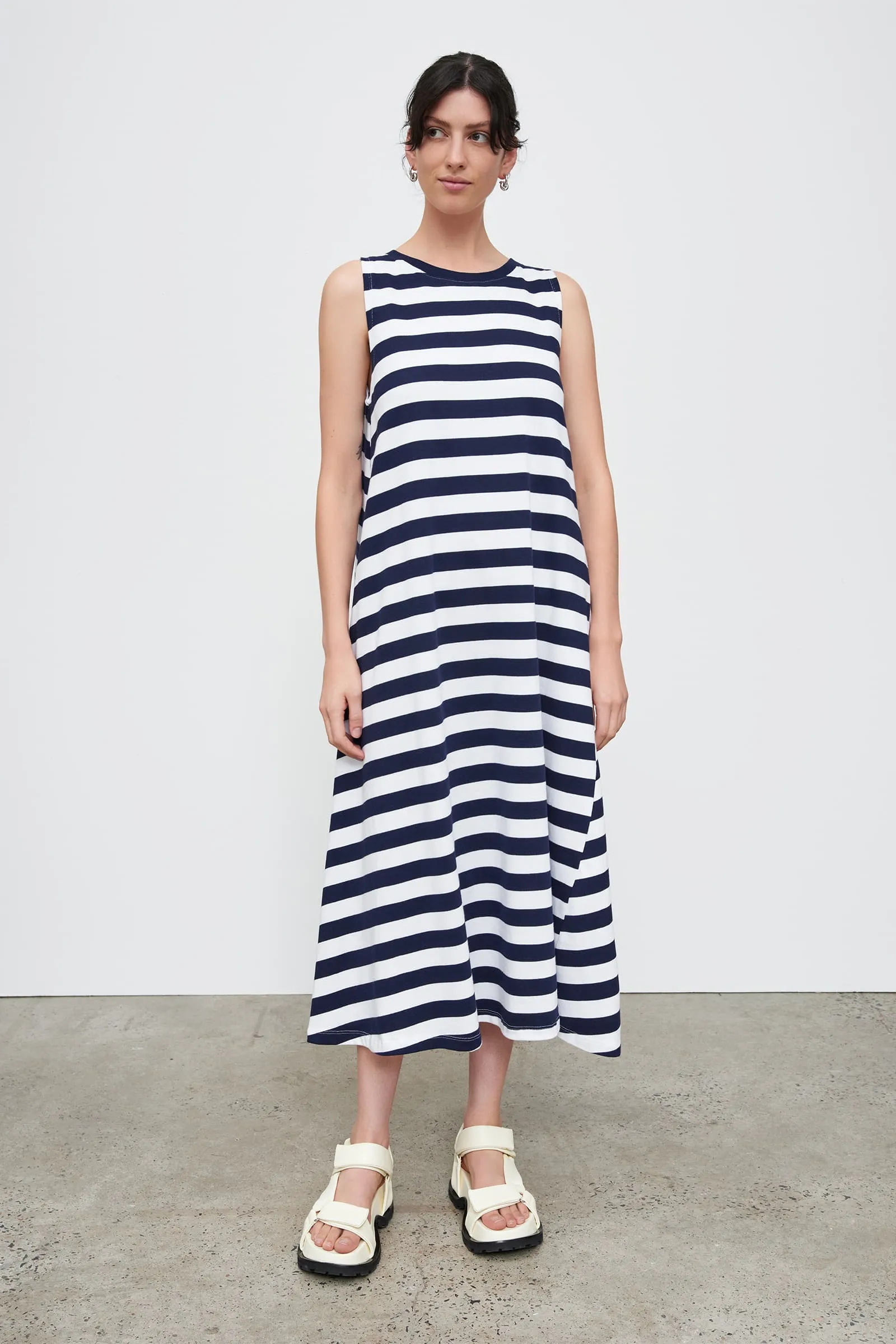 Rugby Tank Swing Dress sold by Kowtow