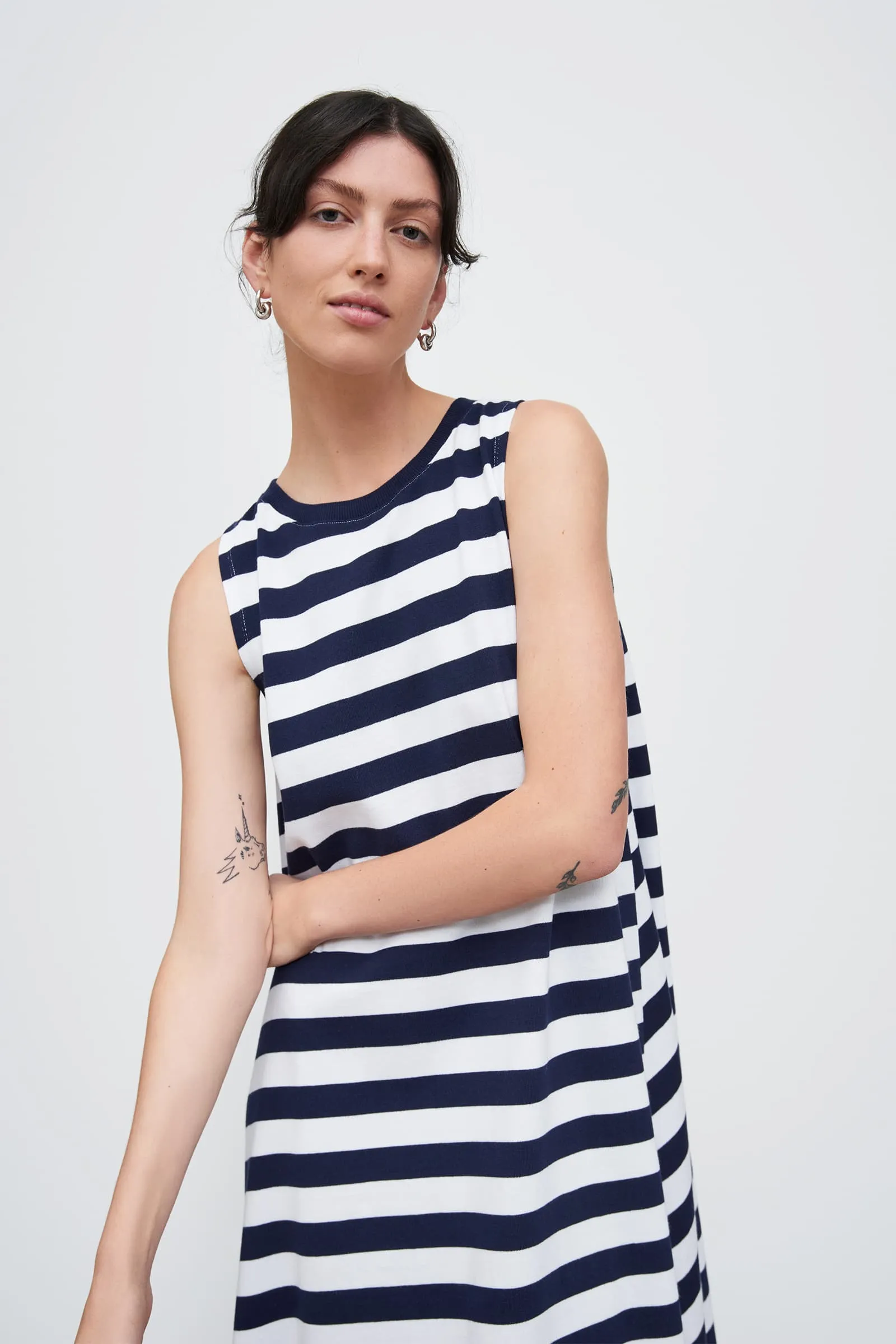 Rugby Tank Swing Dress sold by Kowtow product image thumbnail 4