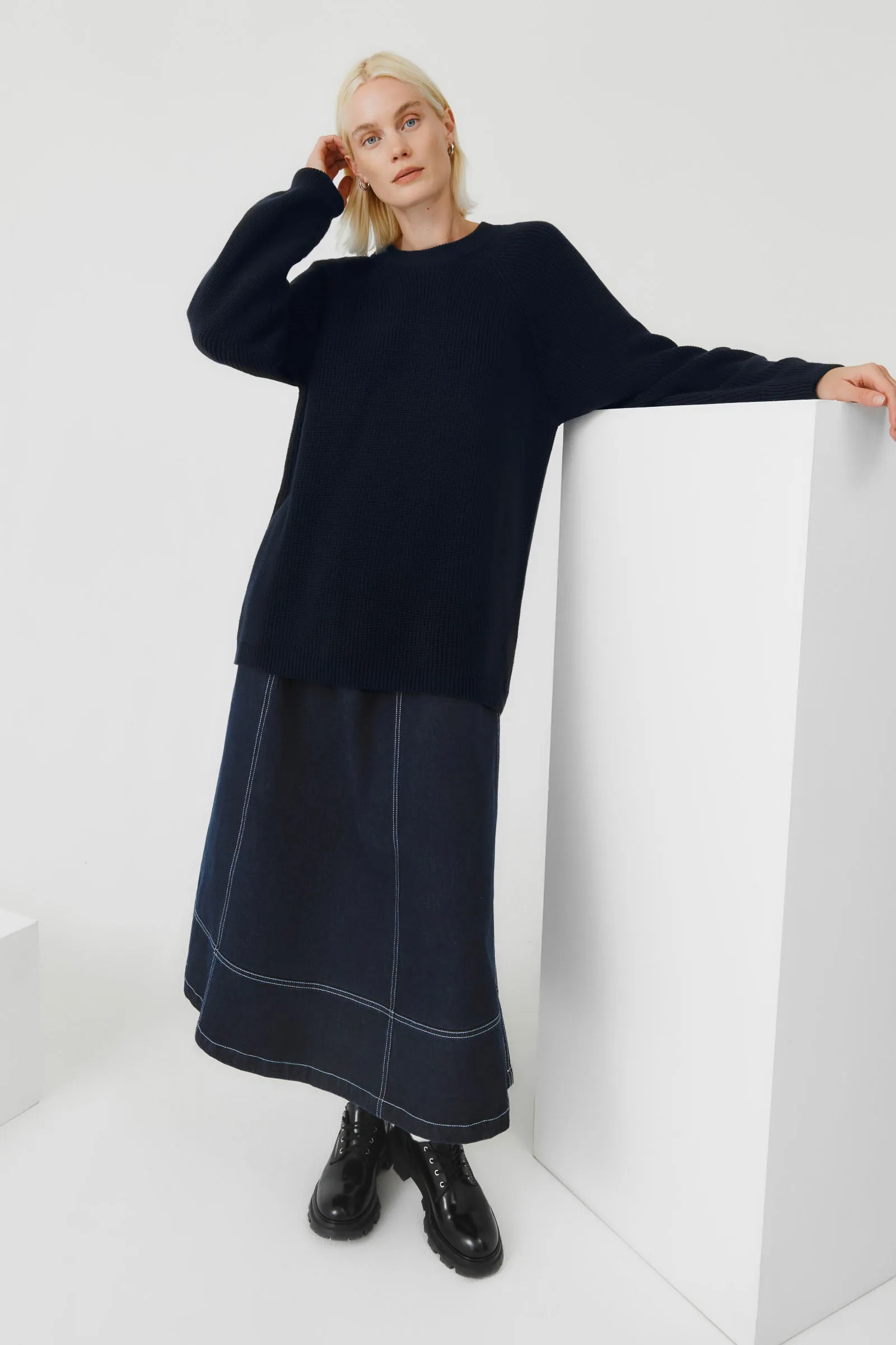 Unisex Fisherman Crew sold by Kowtow product image thumbnail 5