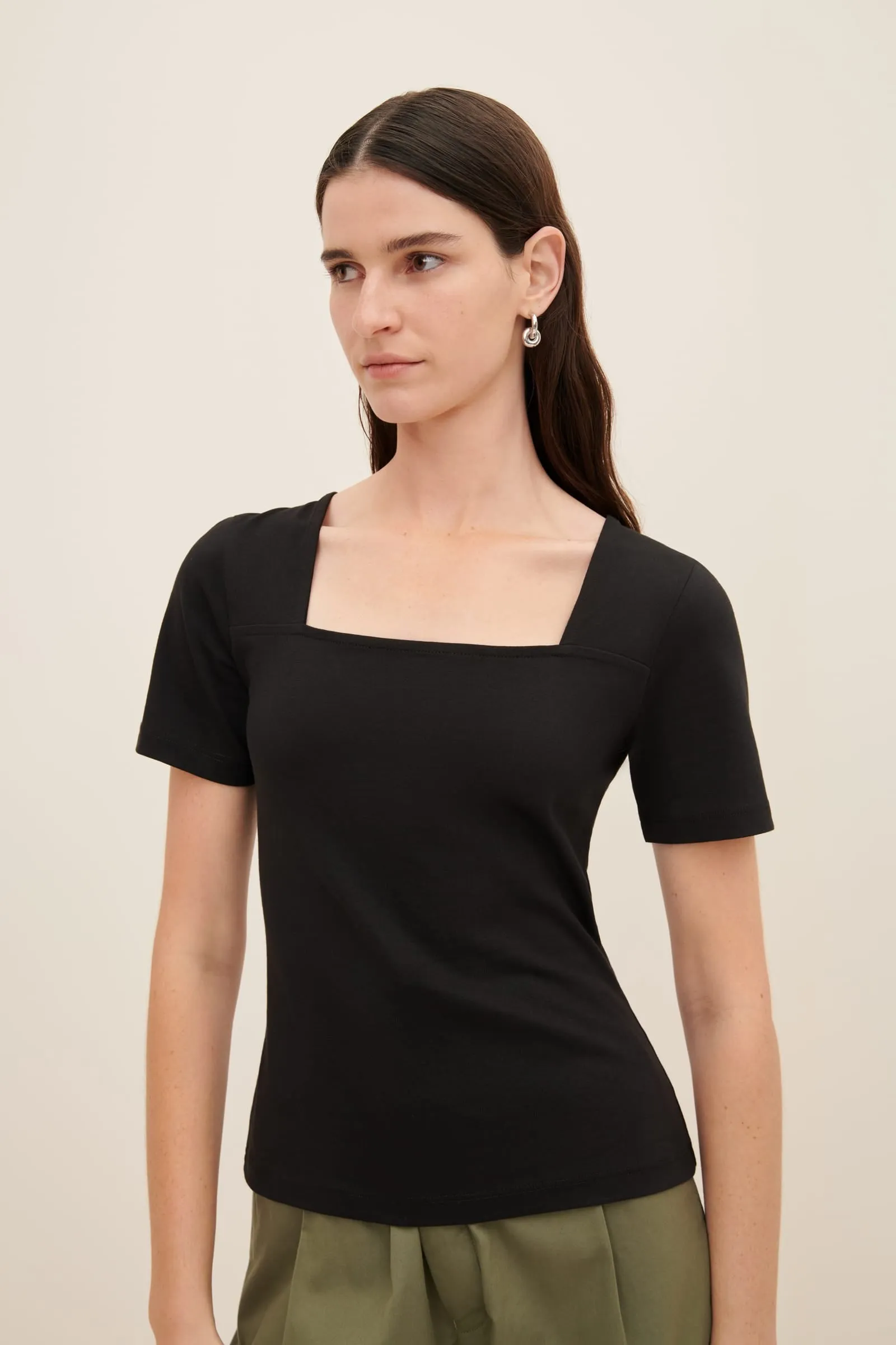 Square Neck Tee sold by Kowtow product image thumbnail 2