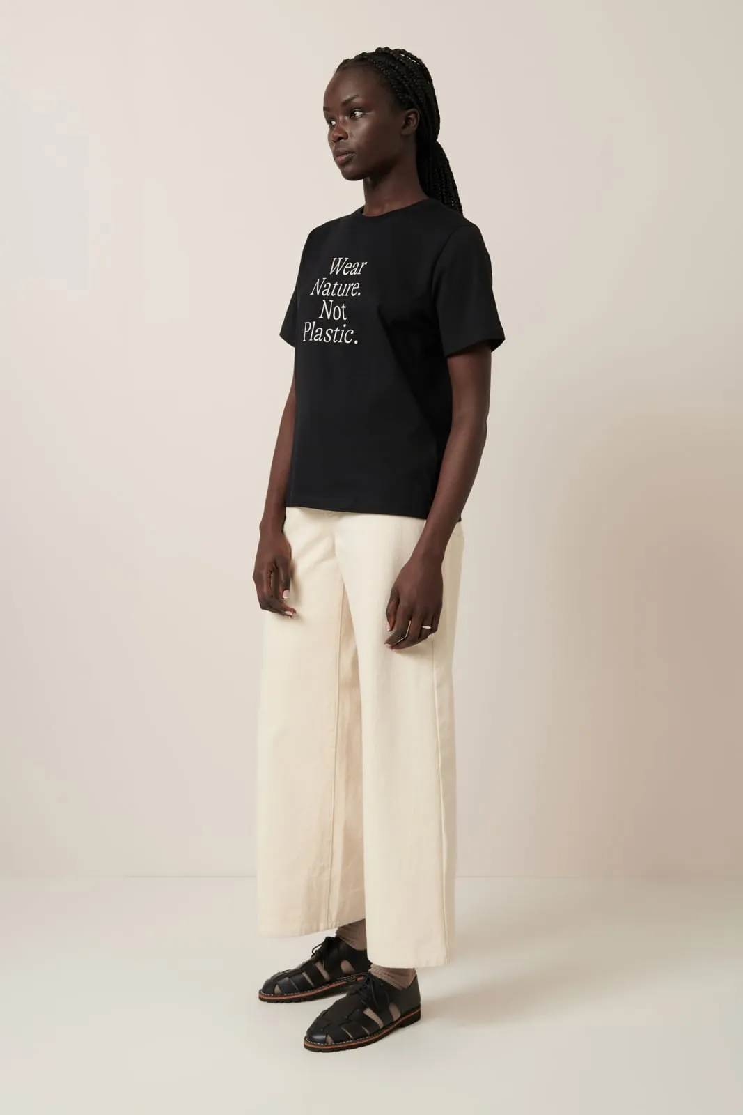 Plastic Free Classic Tee sold by Kowtow product image thumbnail 3