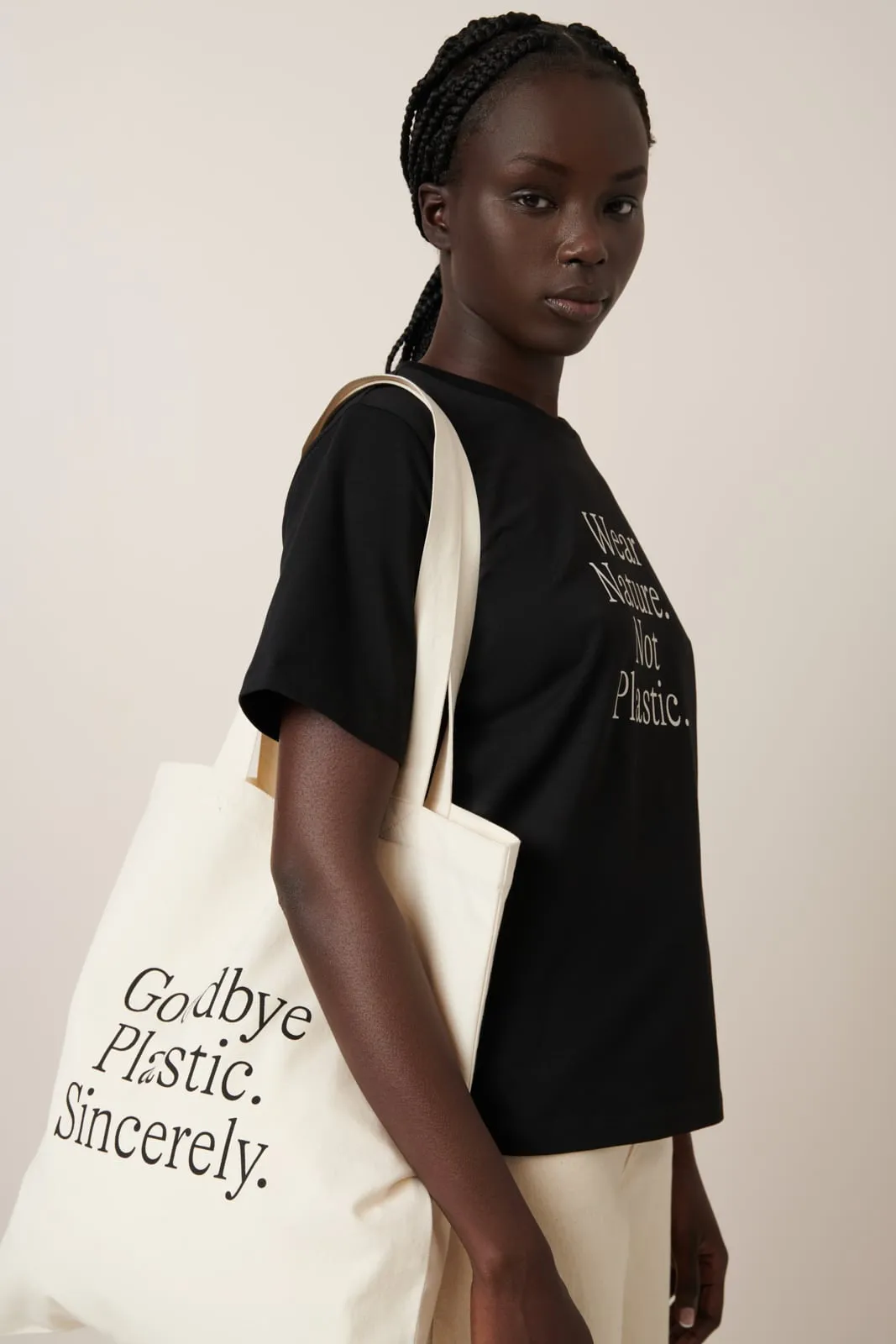 Plastic Free Classic Tee sold by Kowtow product image thumbnail 4