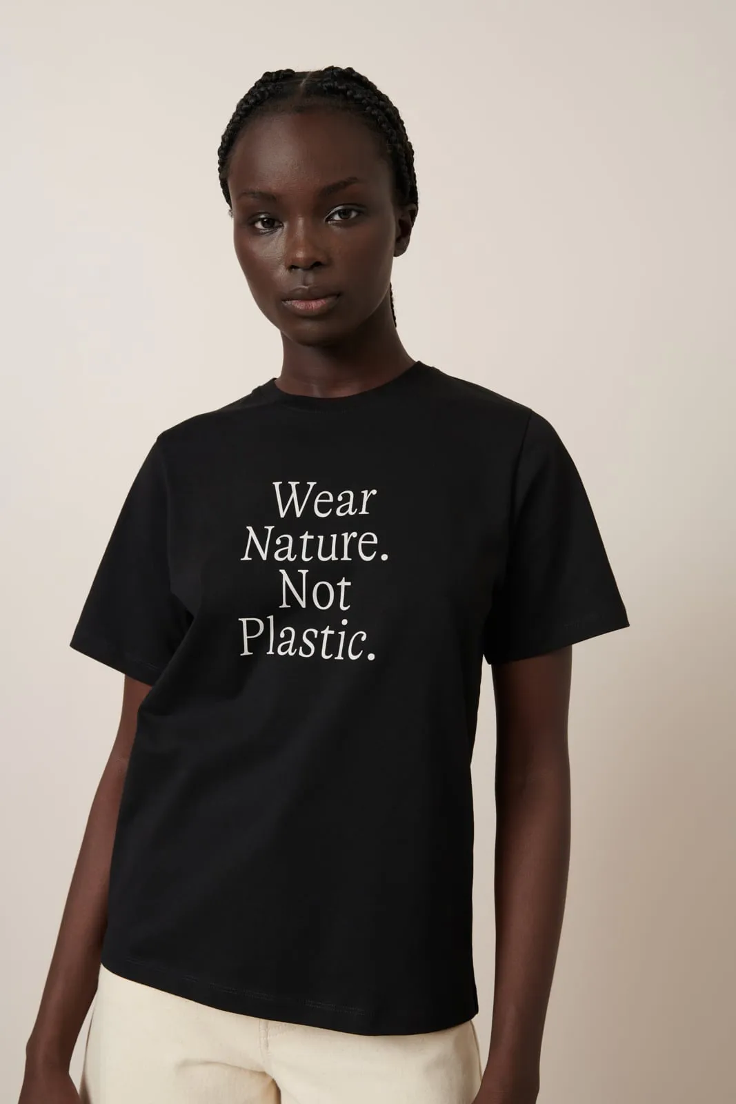 Plastic Free Classic Tee sold by Kowtow