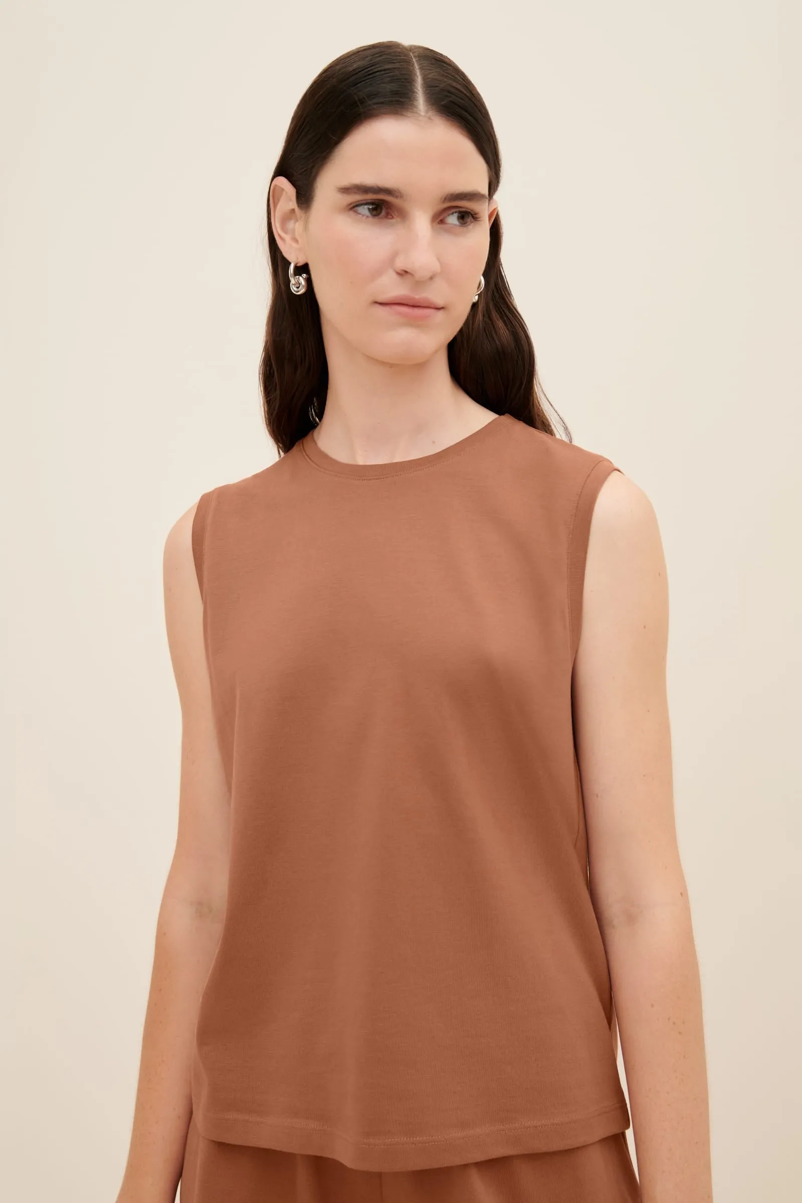 Singlet Top sold by Kowtow