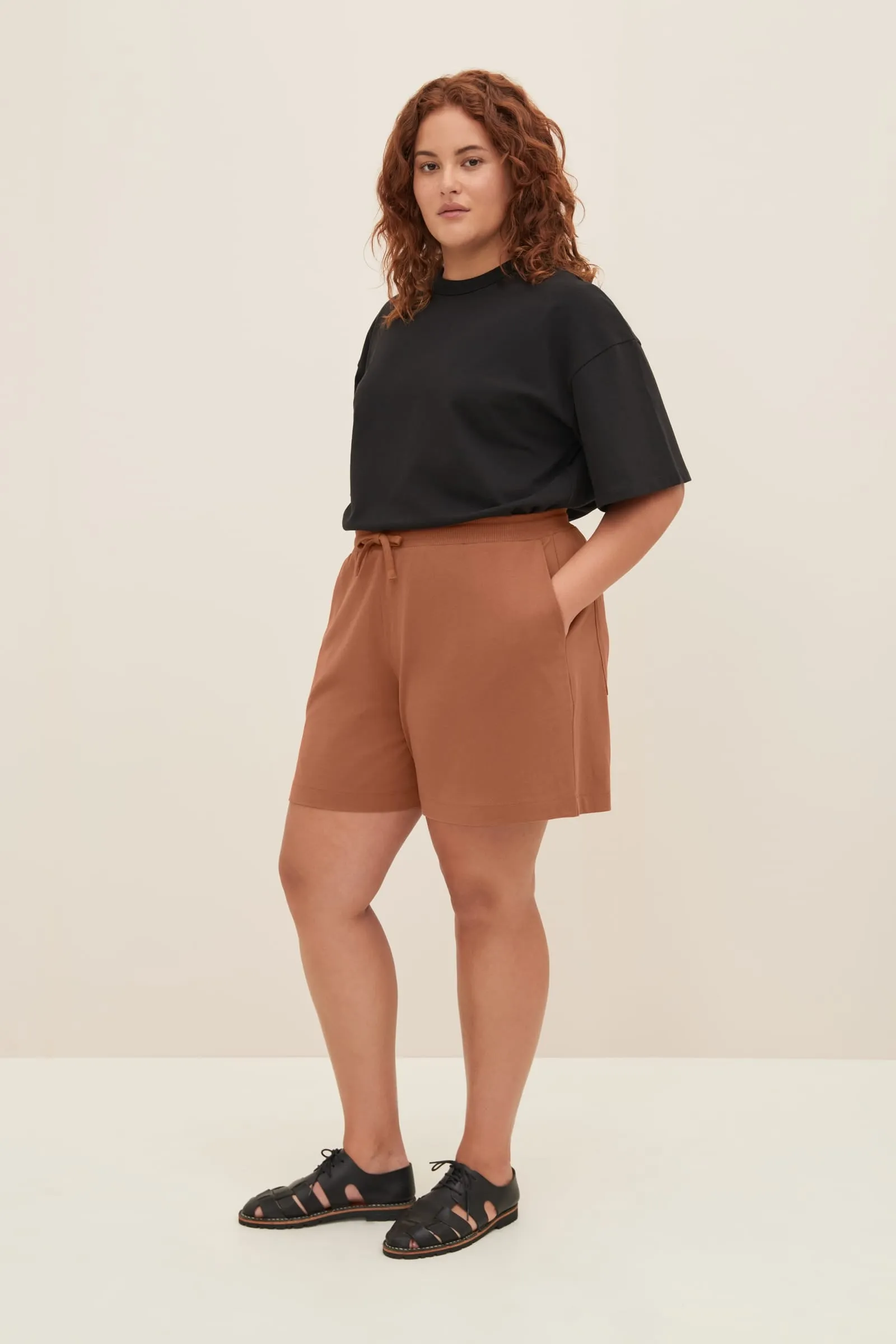 Drawcord Shorts sold by Kowtow