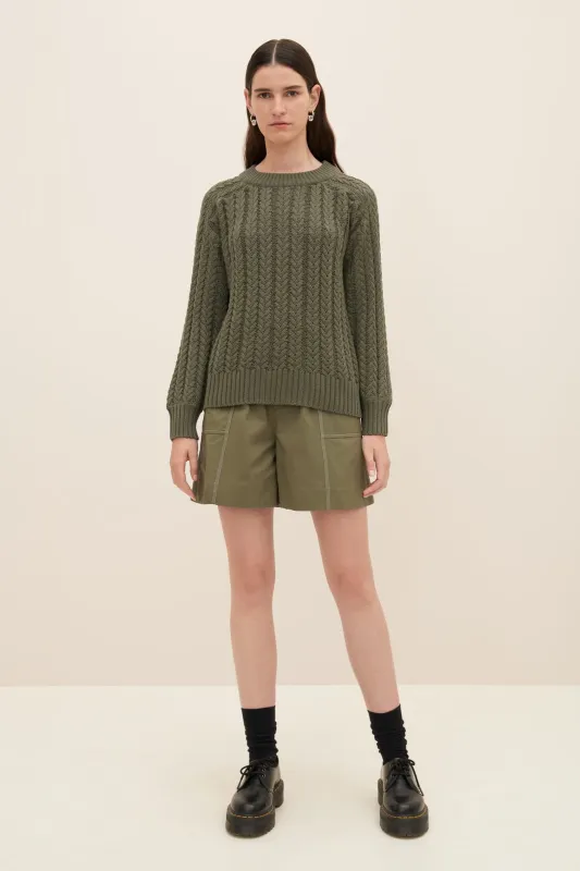 Column Sweater made by Kowtow