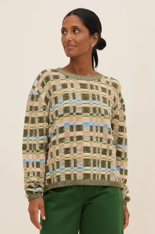 Ridge Sweater made by Kowtow