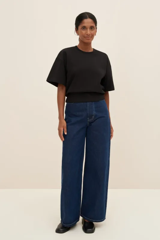 Boxy Rib Tee sold by Kowtow