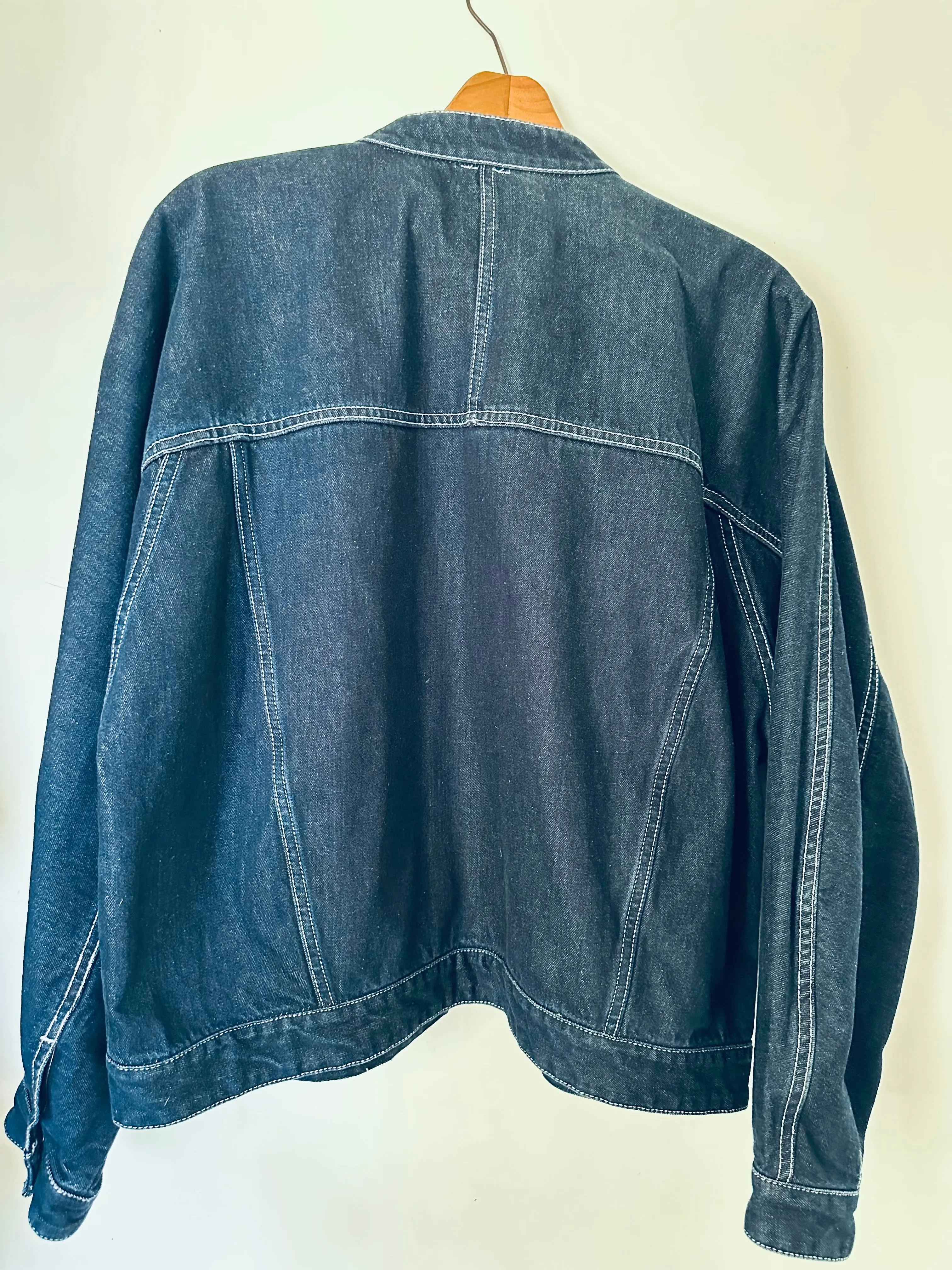 Bomber Denim Jacket sold by Kowtow product image thumbnail 3