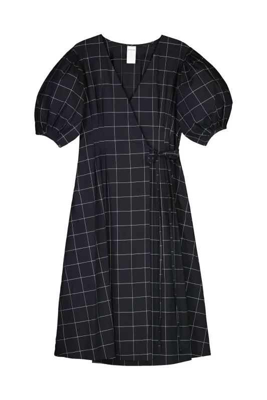 Etel Wrap Dress sold by Kowtow