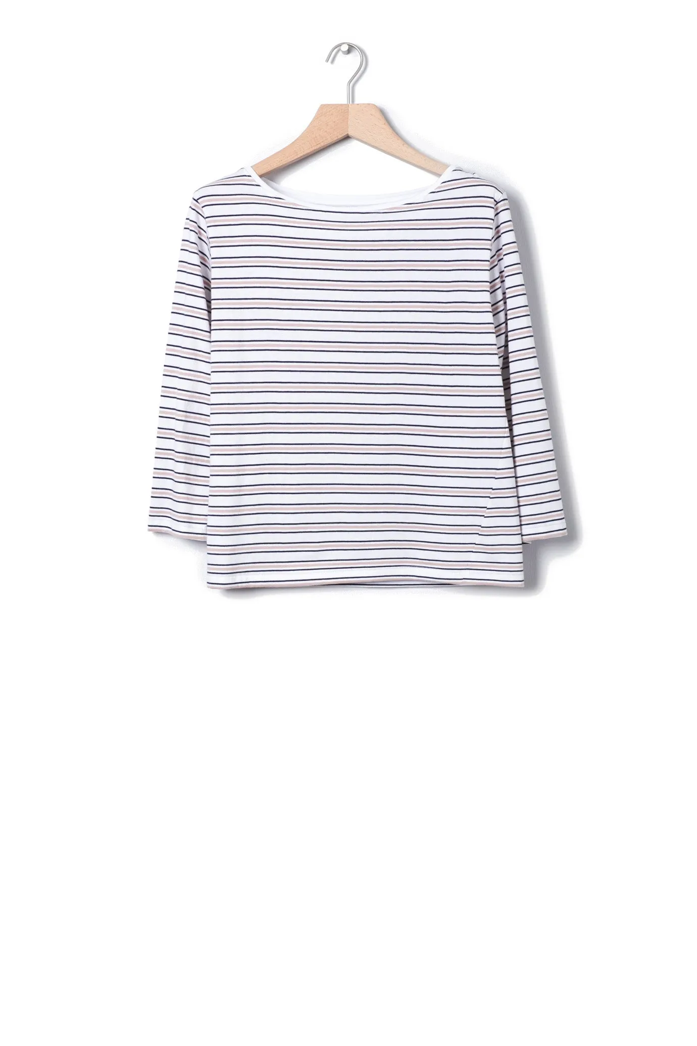 Building Block Boat Neck Top sold by Kowtow