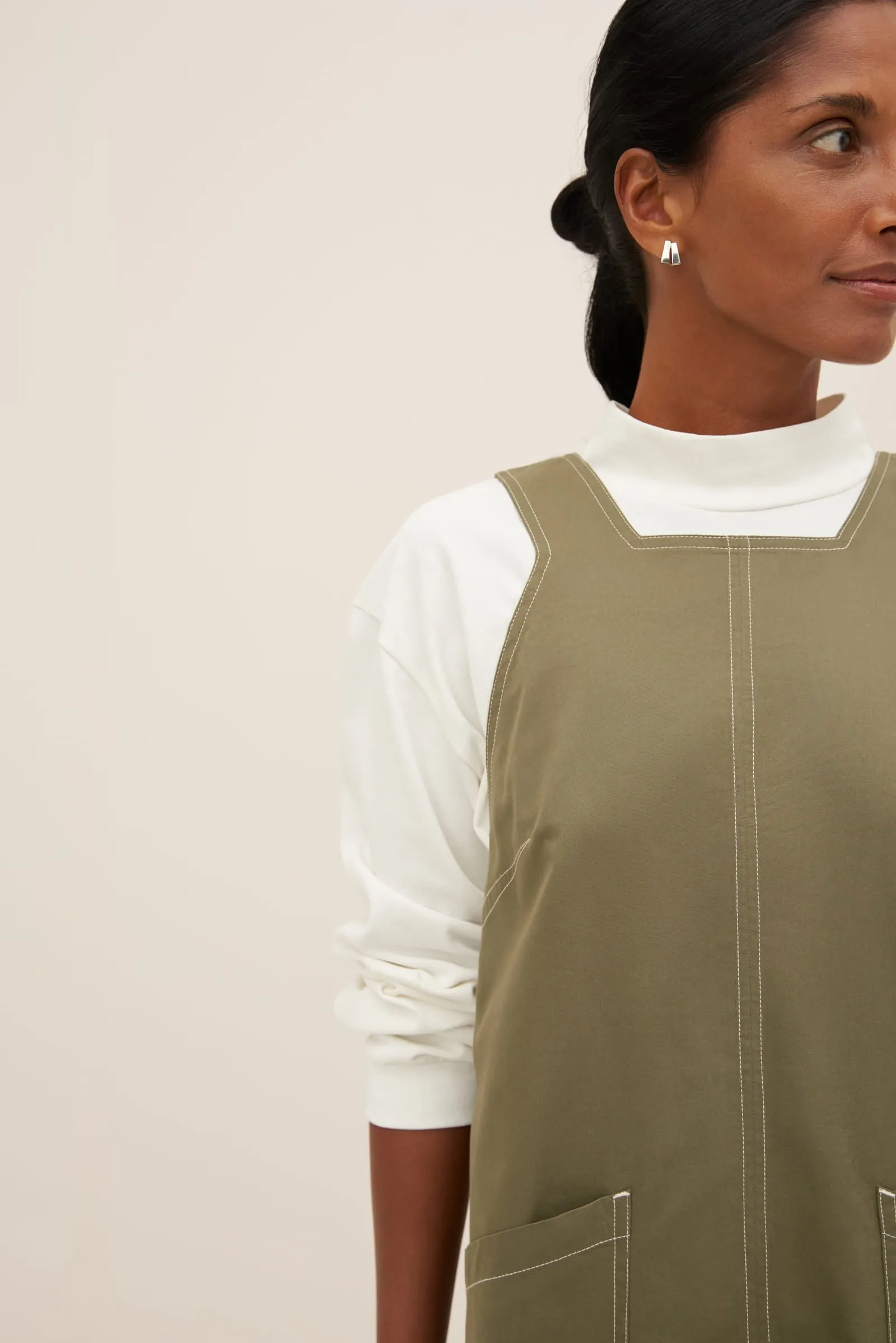 Mirror Apron Dress sold by Kowtow product image thumbnail 2