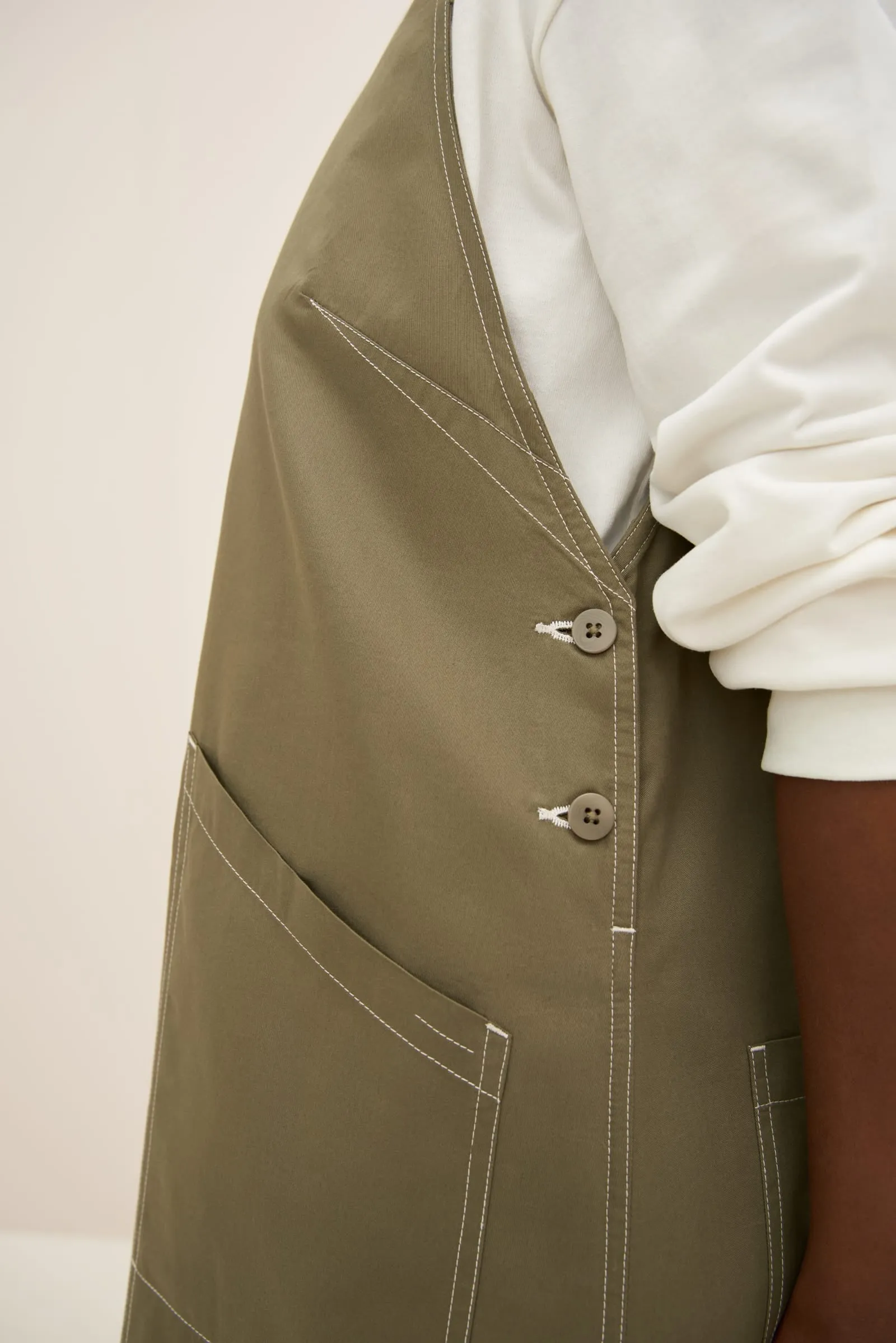 Mirror Apron Dress sold by Kowtow product image thumbnail 3