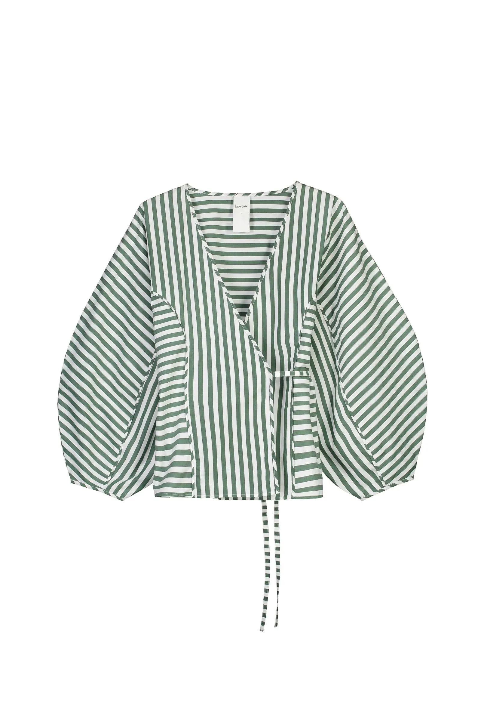 Sculptured Wrap Top sold by Kowtow