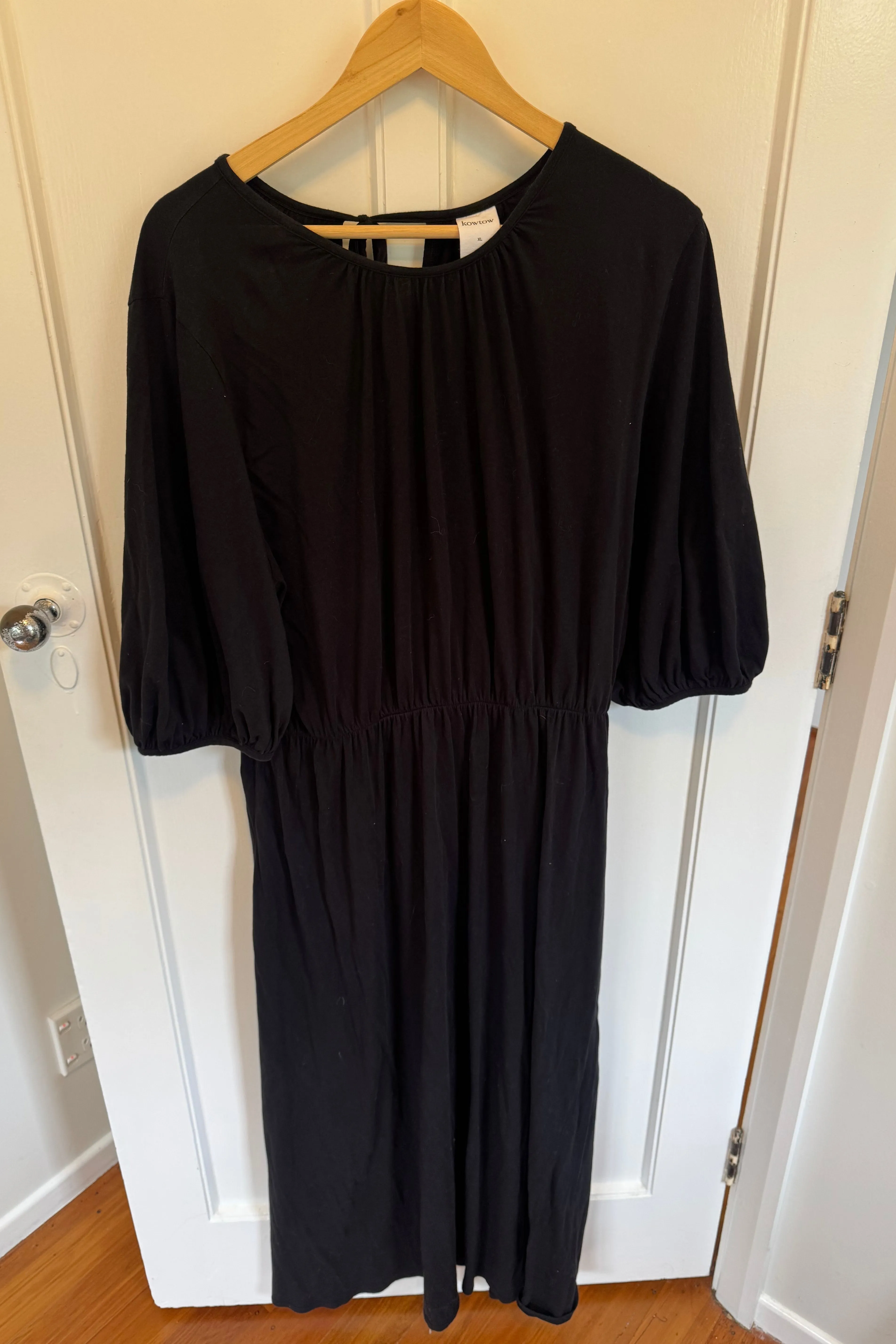 Gather Drape Dress sold by Kowtow product image thumbnail 2