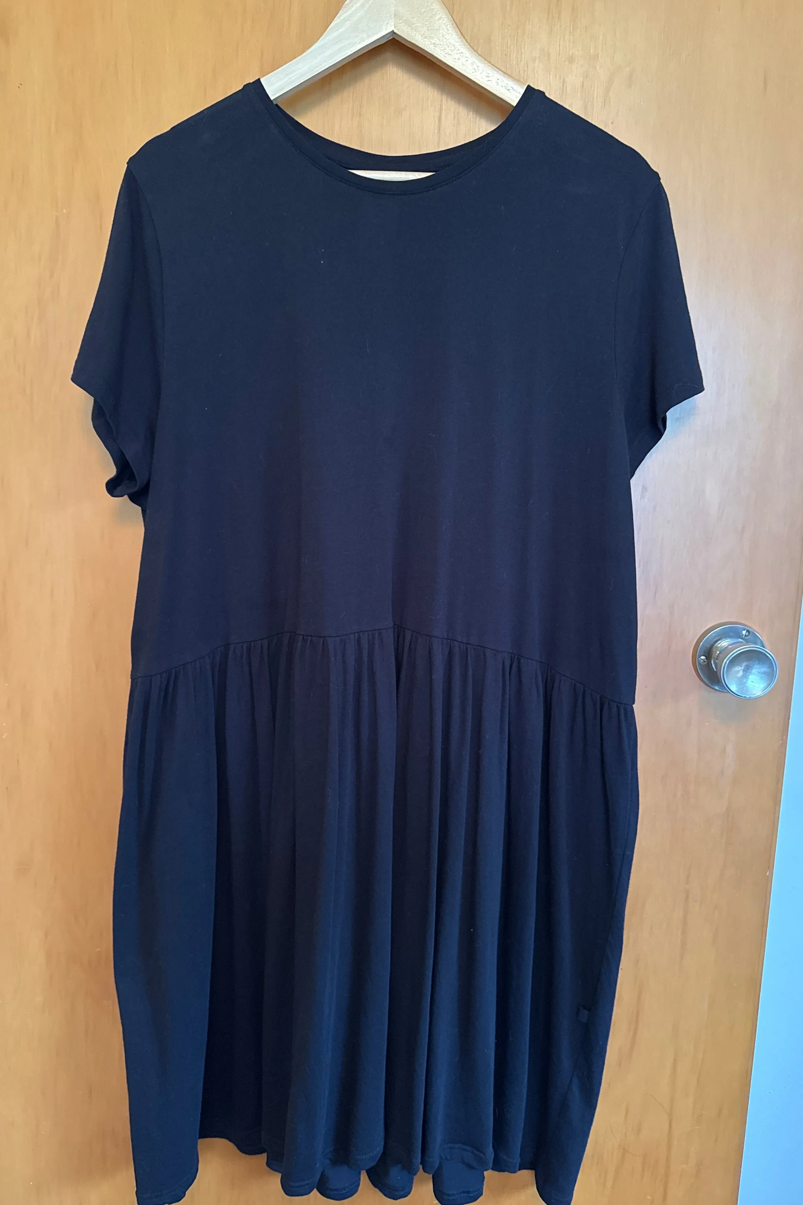 Gather Tee Dress sold by Kowtow product image thumbnail 2