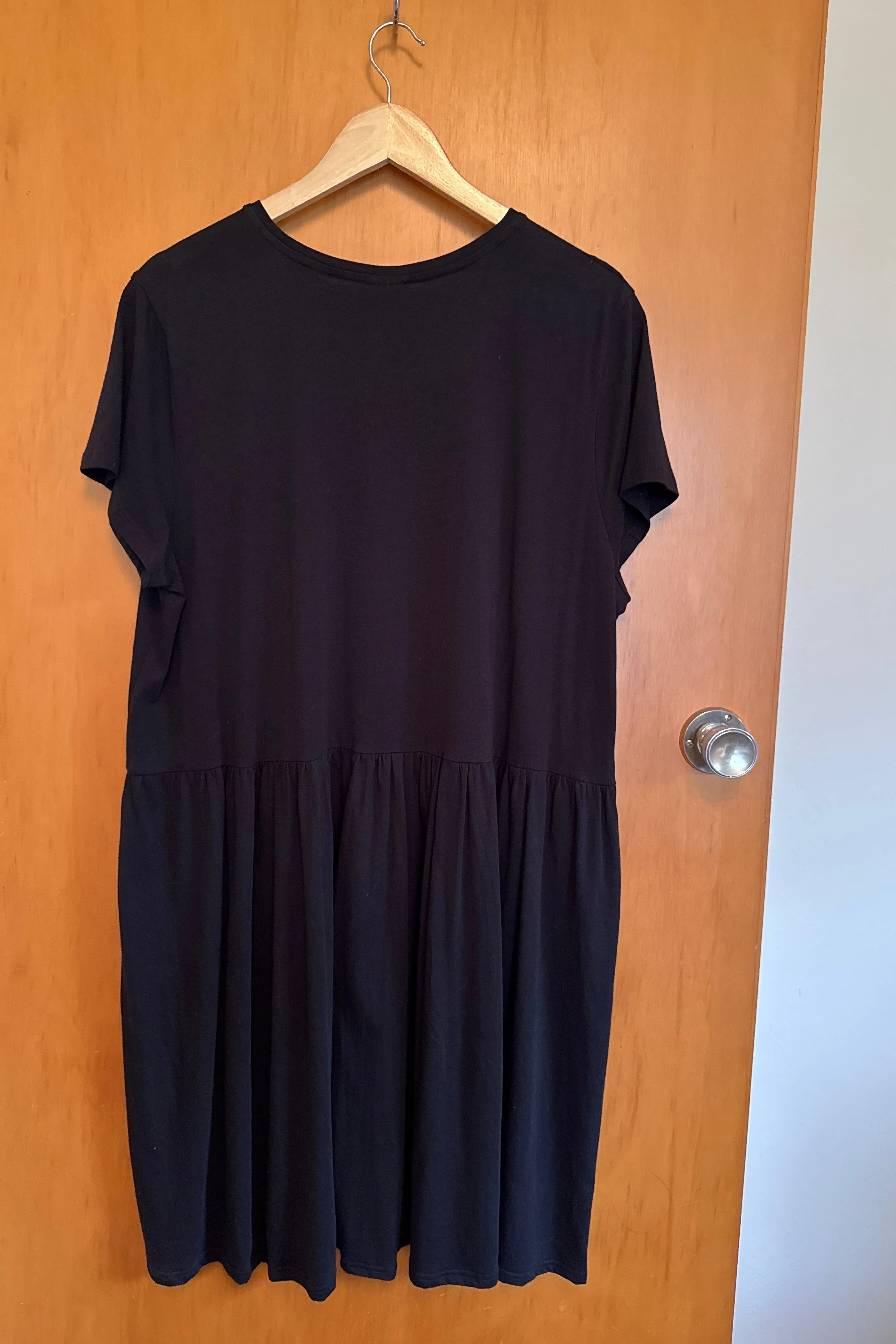 Gather Tee Dress sold by Kowtow product image thumbnail 3