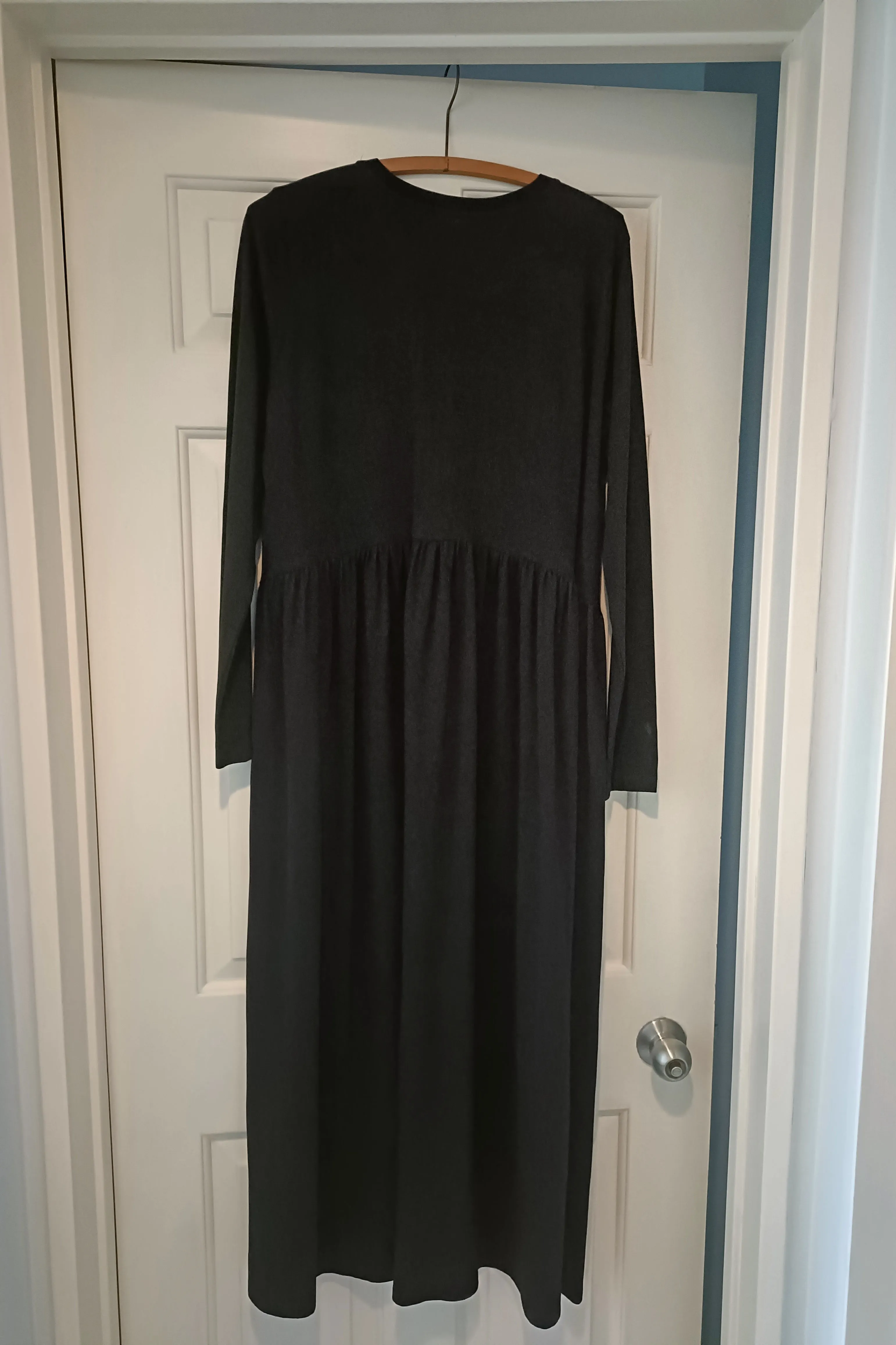 Long Sleeve Gather Dress sold by Kowtow product image thumbnail 2