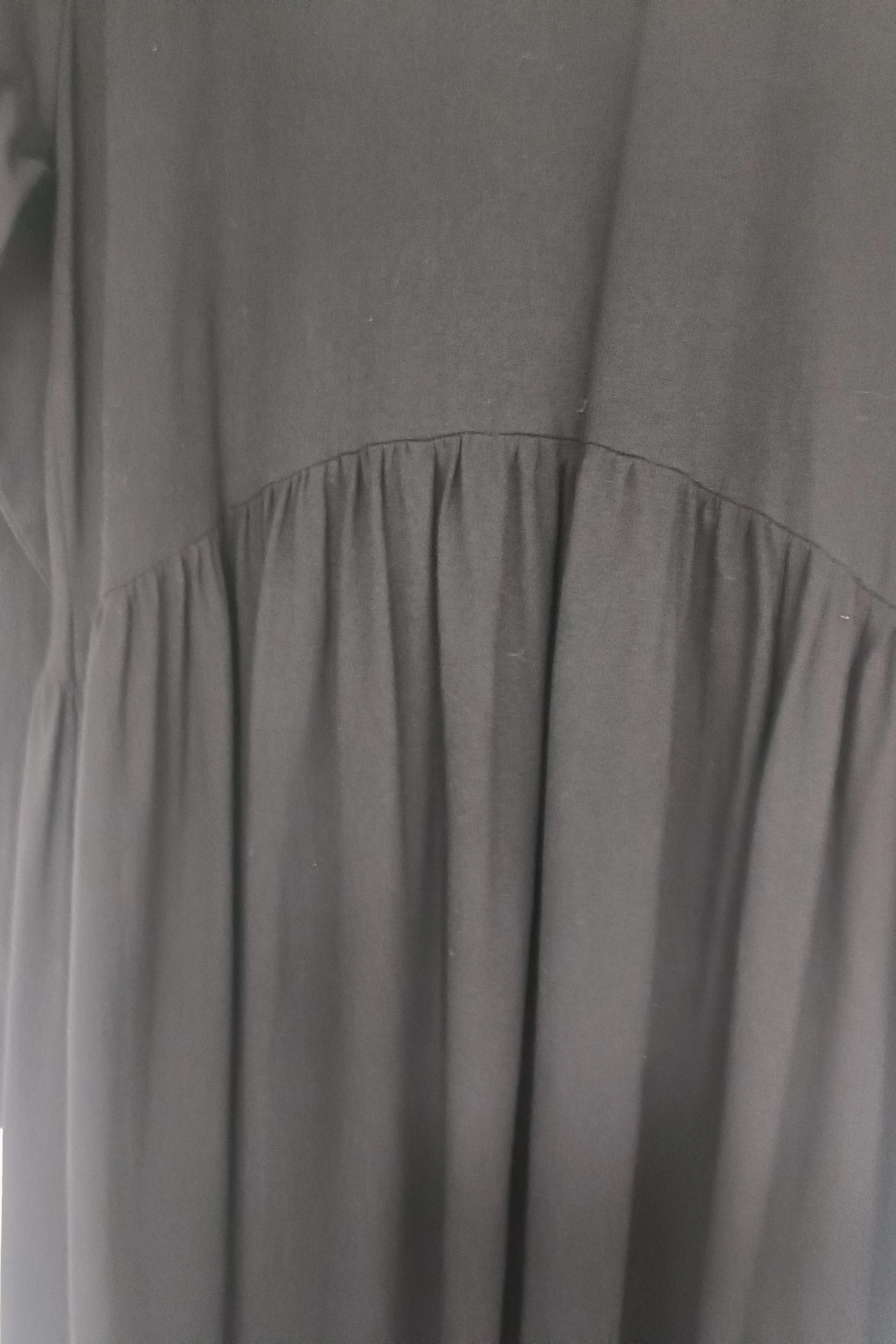 Long Sleeve Gather Dress sold by Kowtow product image thumbnail 4