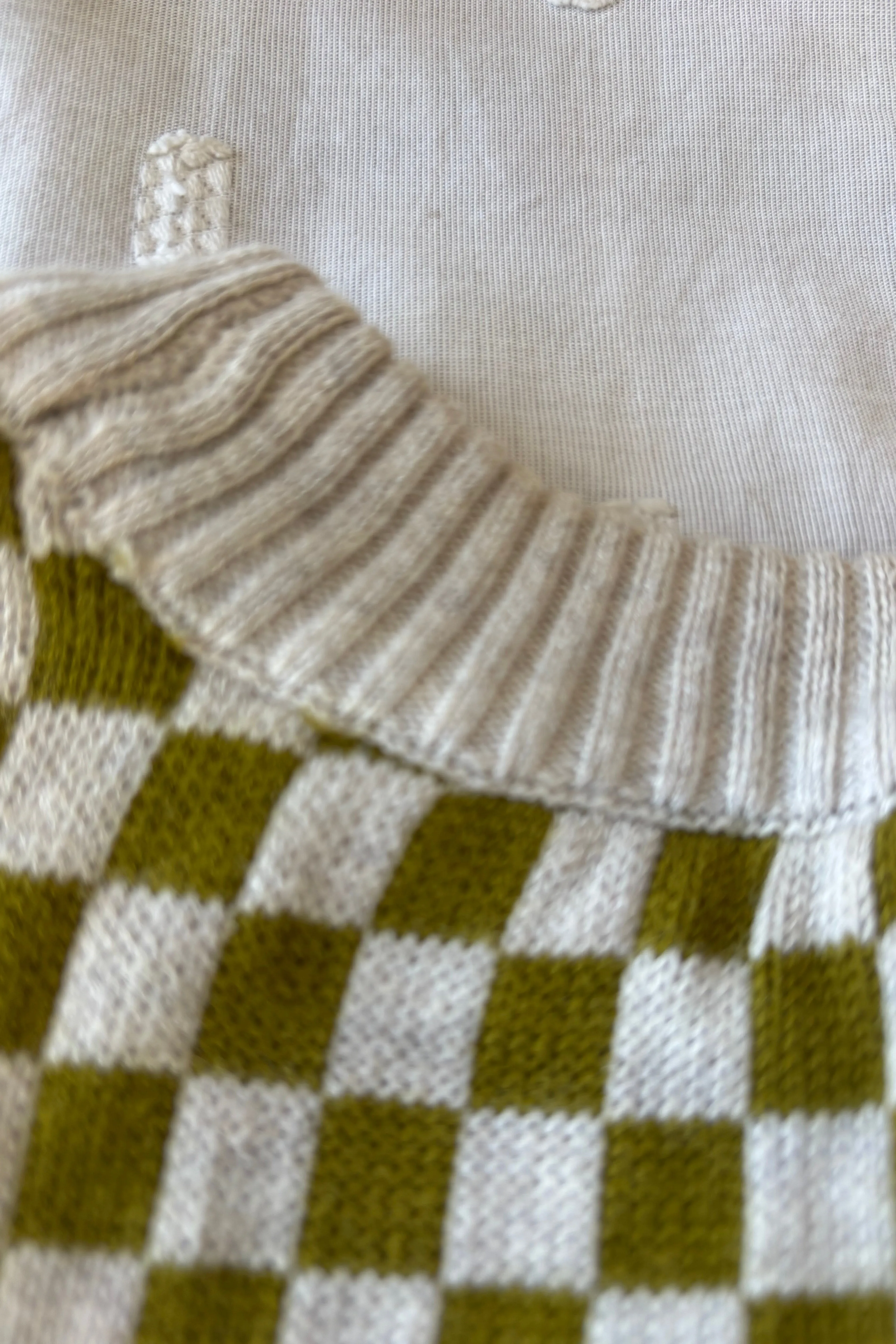 Checkerboard Knit Crew sold by Kowtow product image thumbnail 4