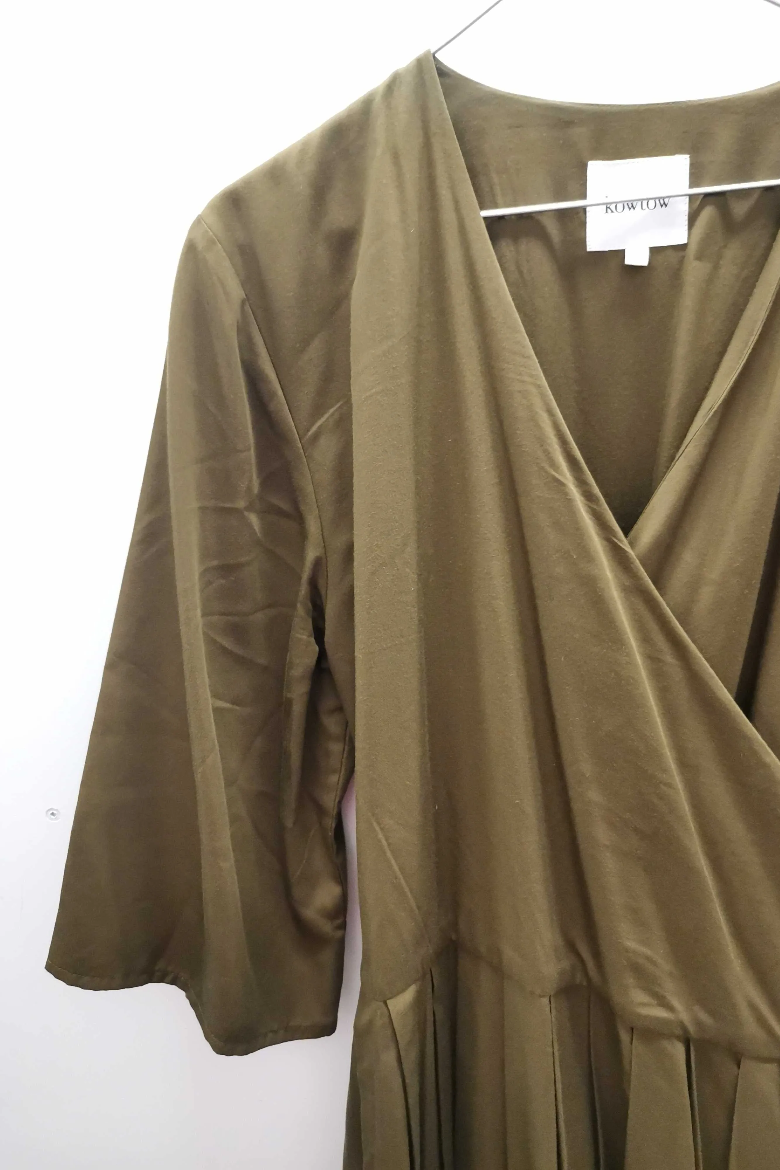 Nico Wrap Dress sold by Kowtow product image thumbnail 4