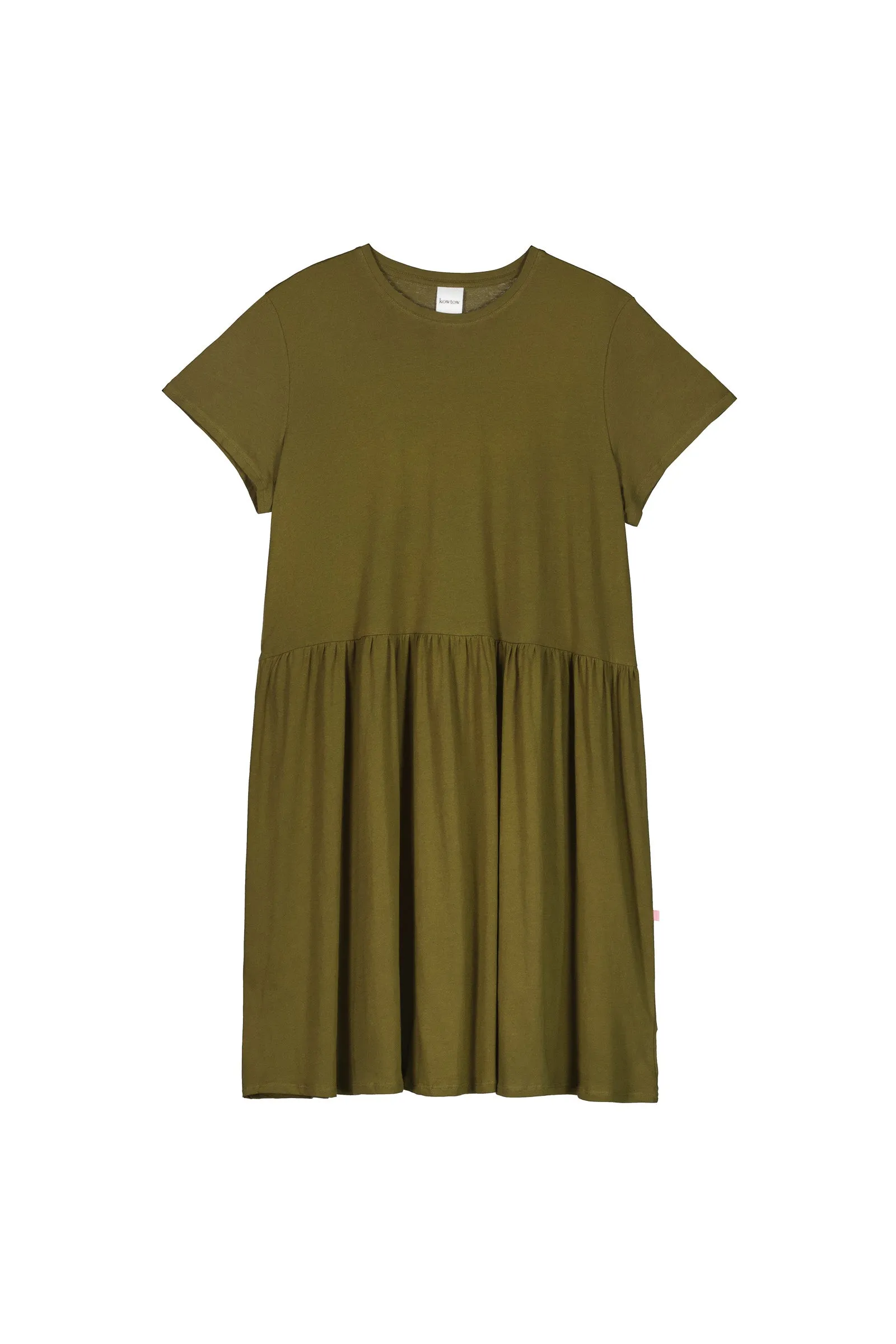 Gather Tee Dress sold by Kowtow