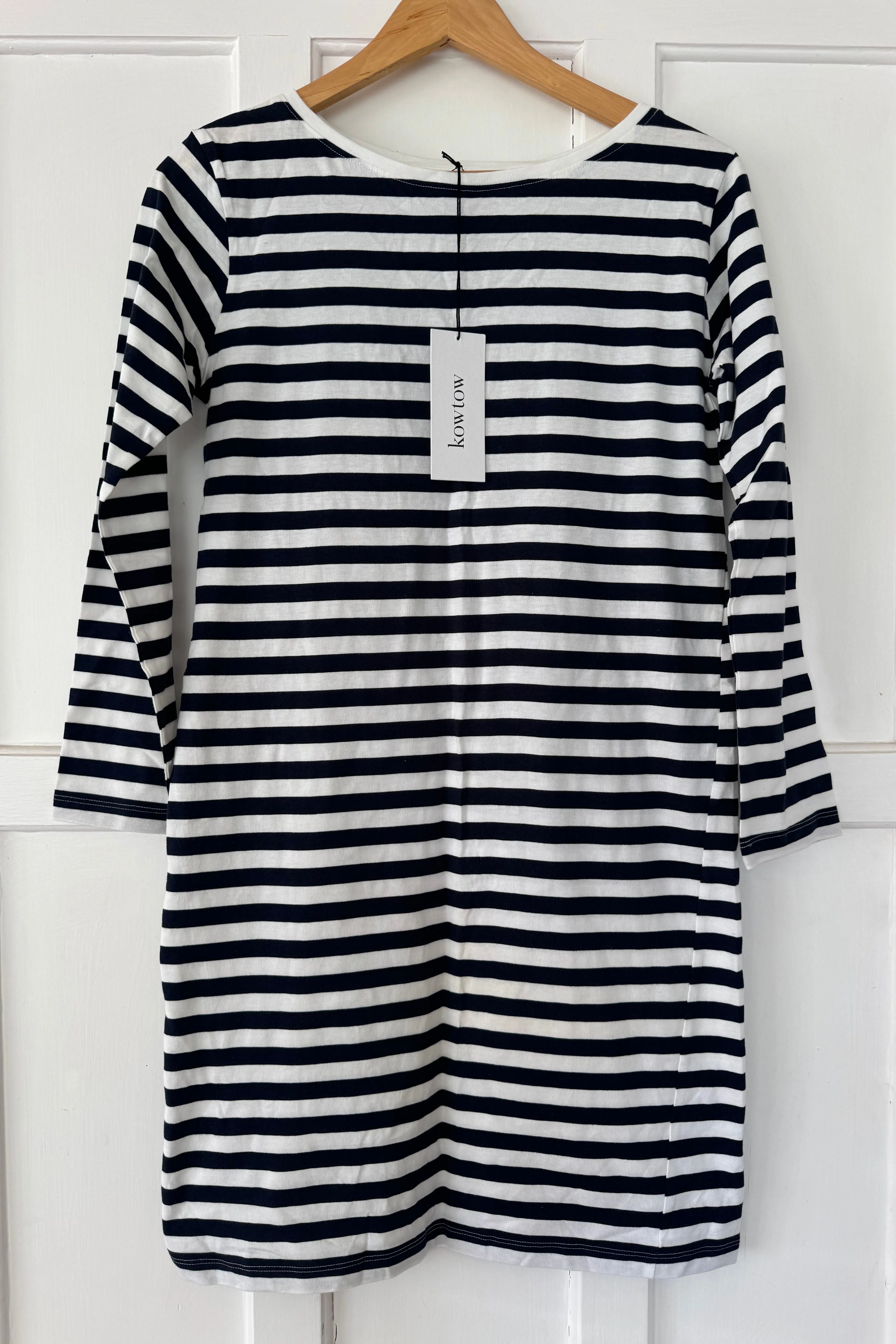 Building Block Boat Neck Dress sold by Kowtow product image thumbnail 2
