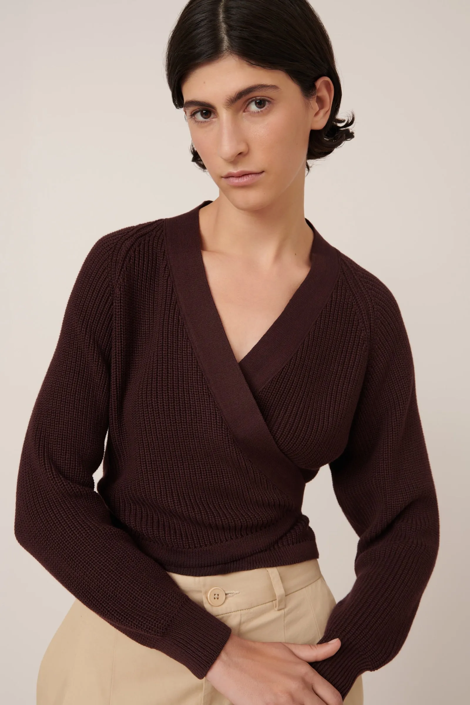 Composure Cardigan sold by Kowtow