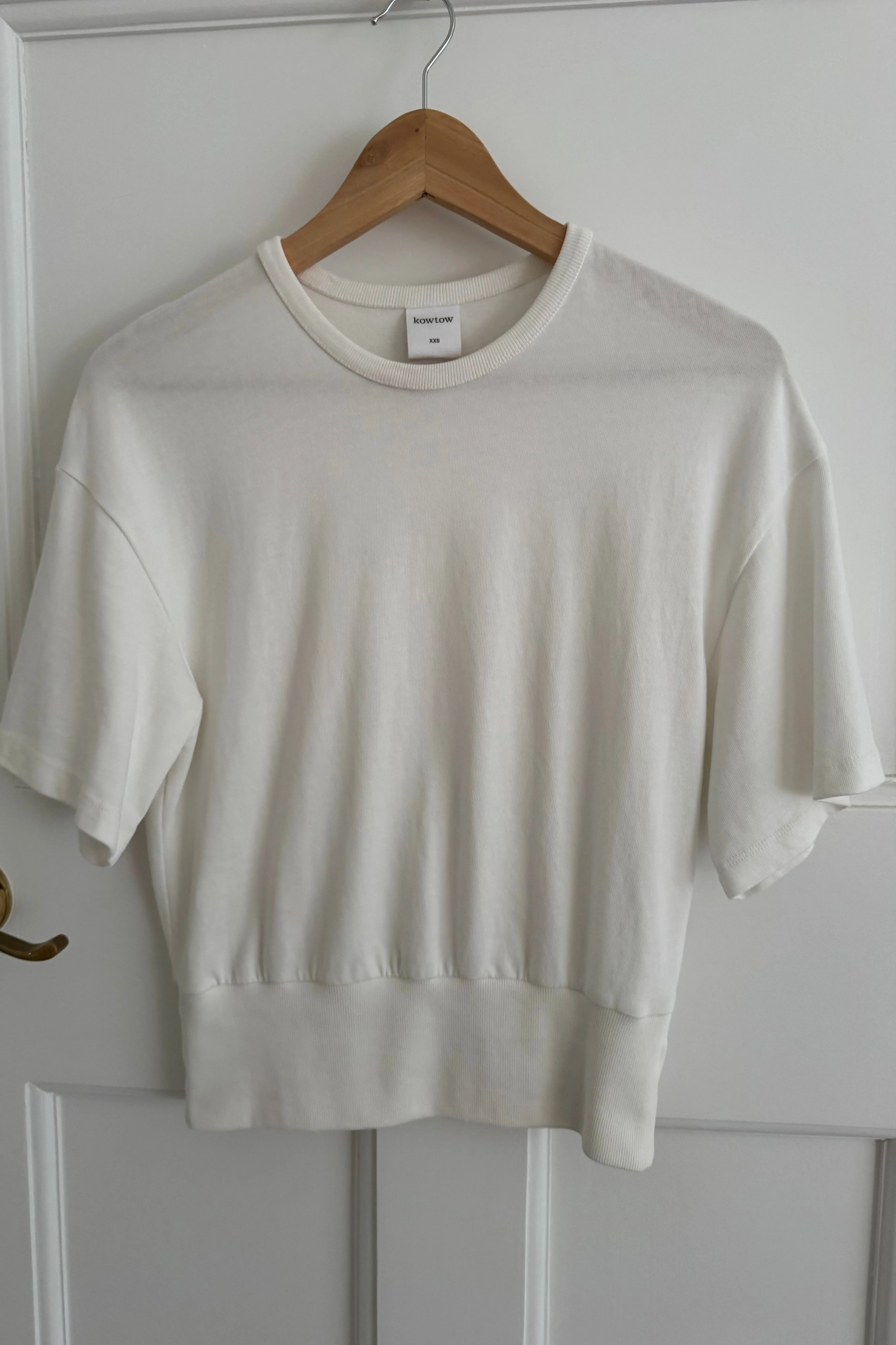 Rib Boxy Tee sold by Kowtow product image thumbnail 2