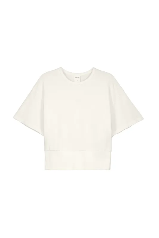 Rib Boxy Tee sold by Kowtow