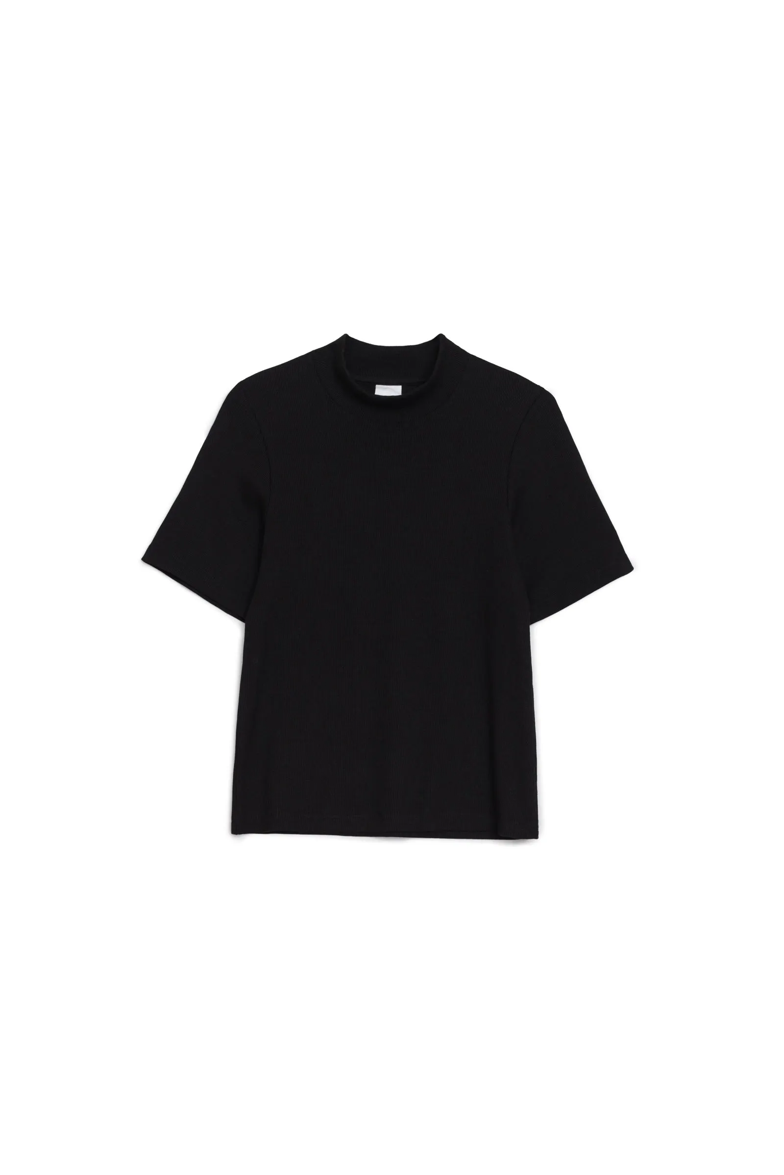 High Neck Rib Tee sold by Kowtow