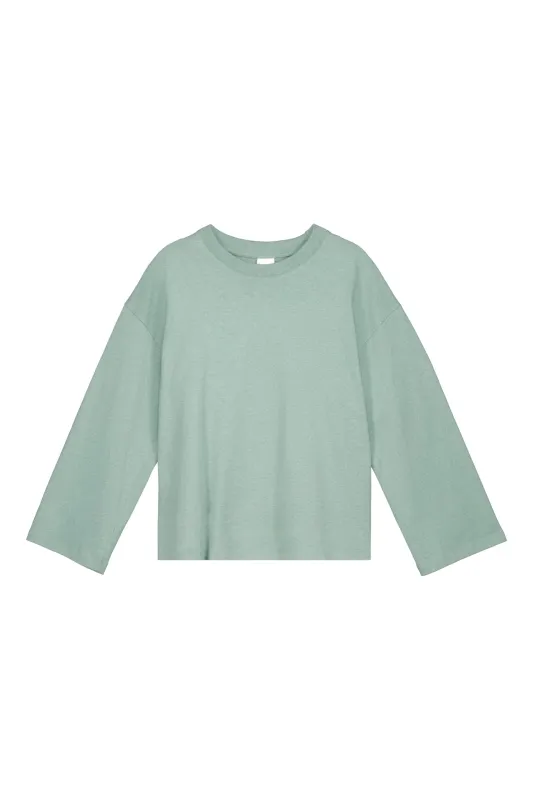 Boxy Long Sleeve Top sold by Kowtow