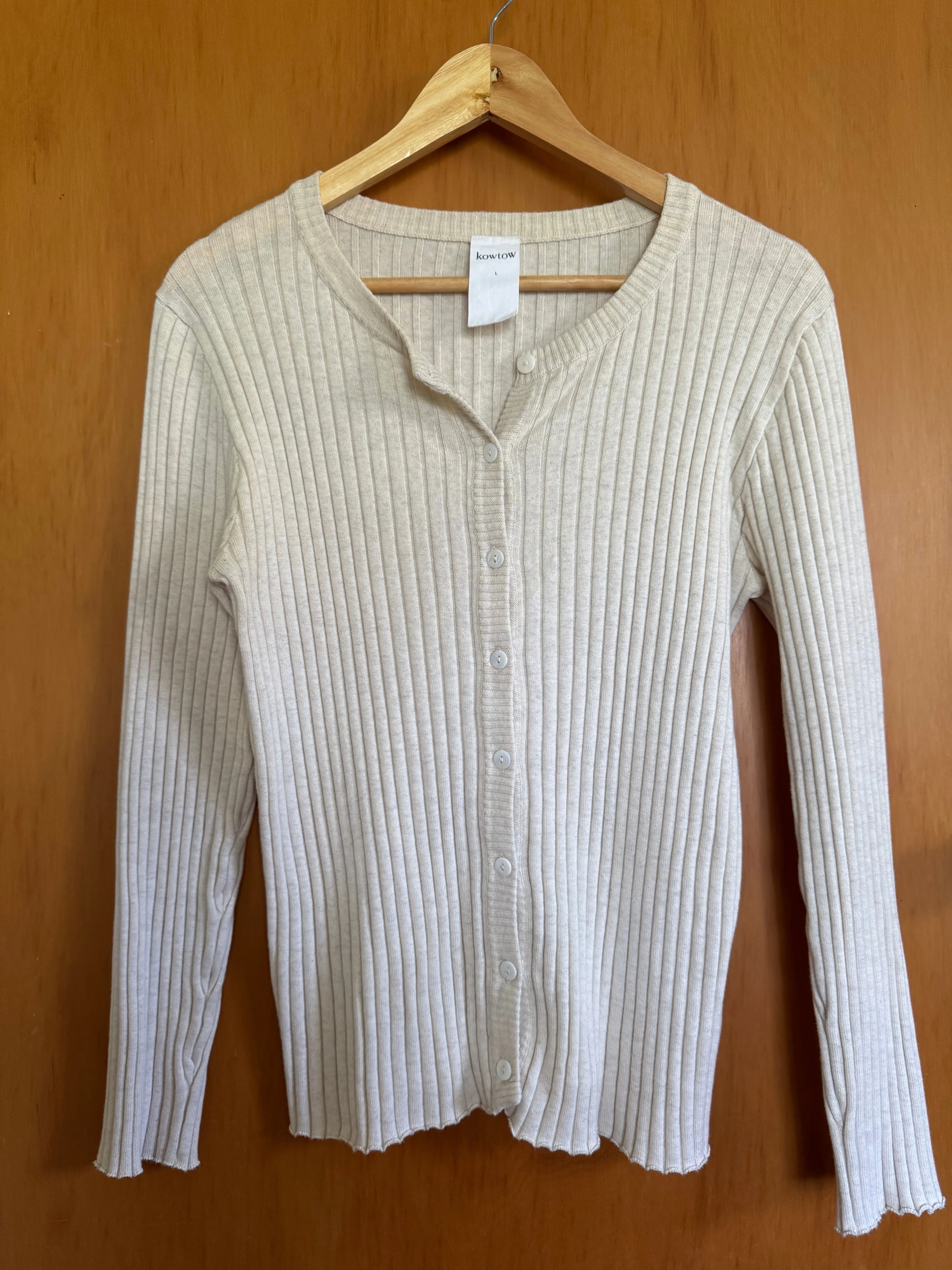 Row Cardigan sold by Kowtow product image thumbnail 2