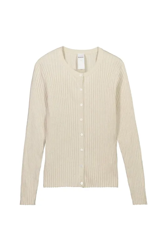 Row Cardigan made by Kowtow