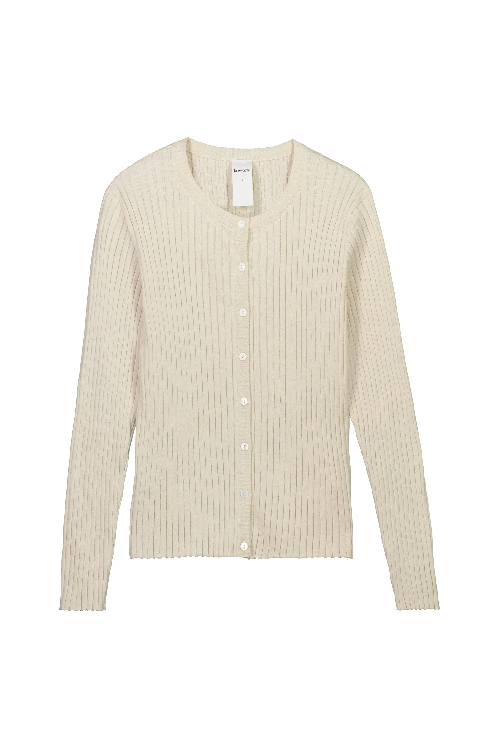 Row Cardigan sold by Kowtow