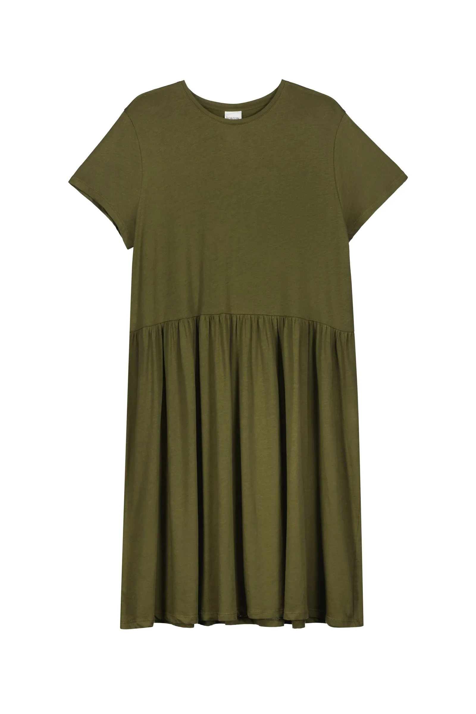 Gather Tee Dress sold by Kowtow