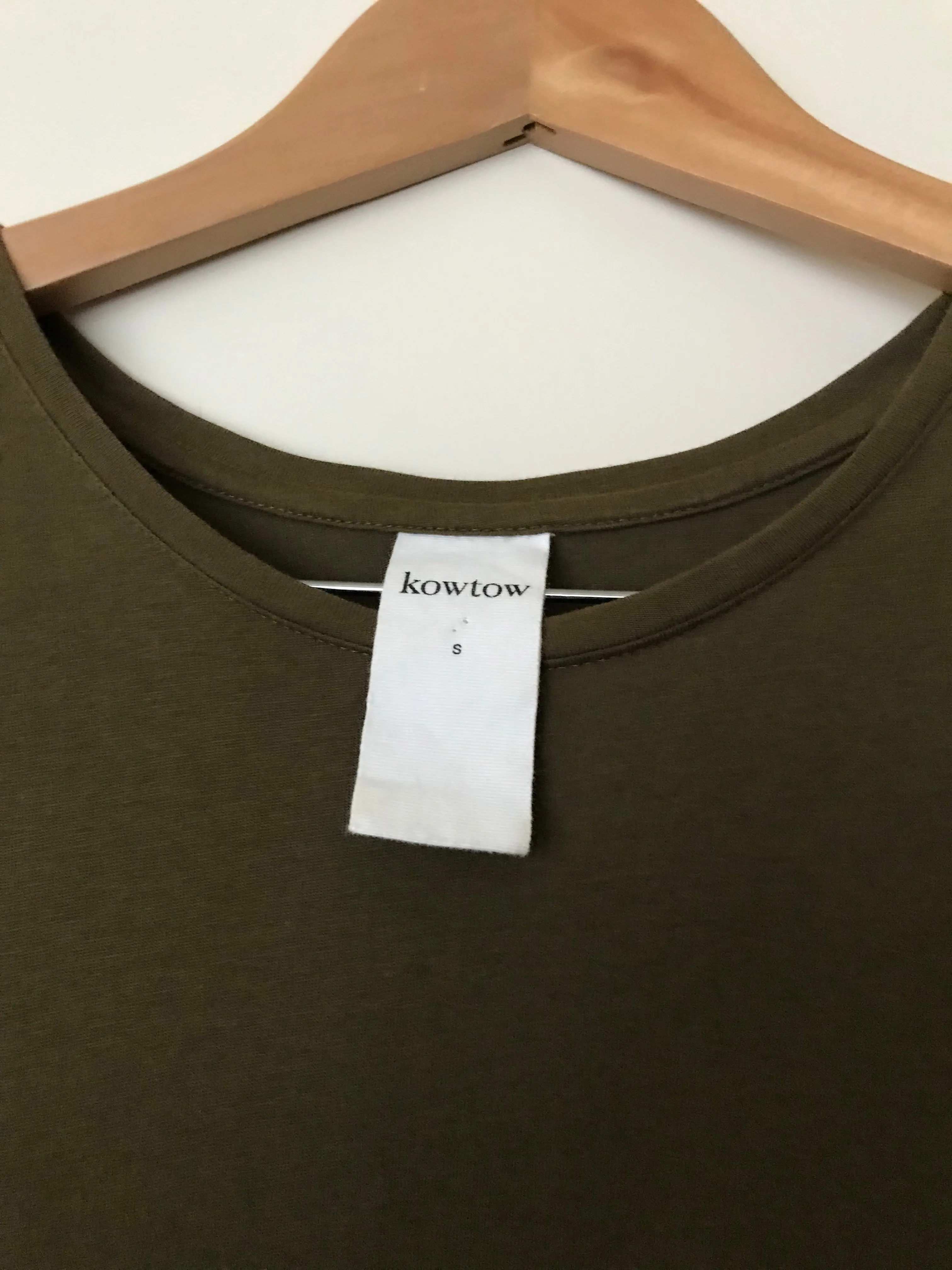 Gather Tee Dress sold by Kowtow product image thumbnail 4