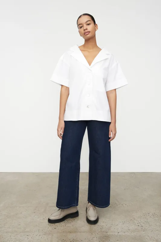 Seascape Shirt sold by Kowtow