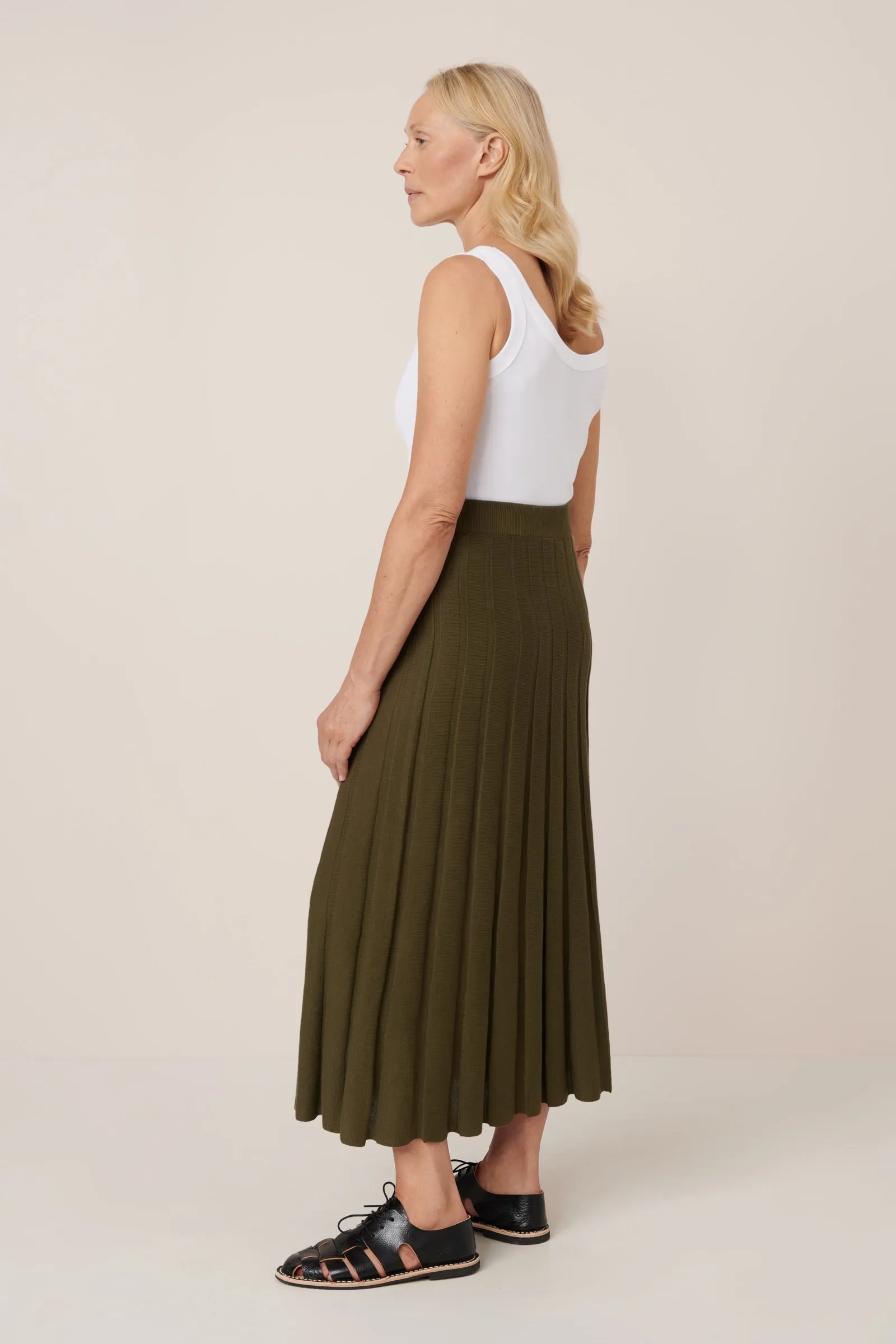 Sunray Skirt sold by Kowtow product image thumbnail 4