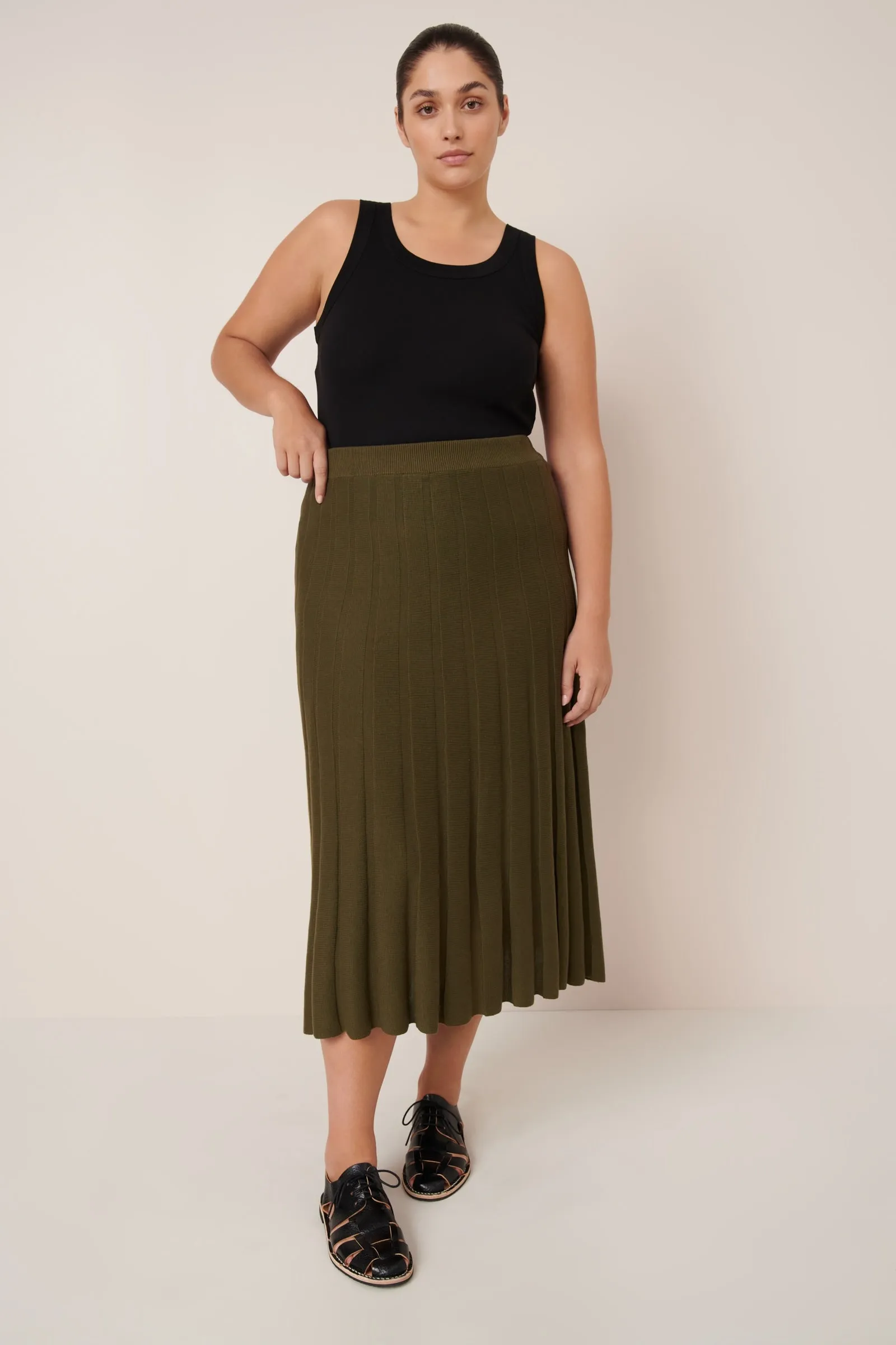 Sunray Skirt sold by Kowtow product image thumbnail 5