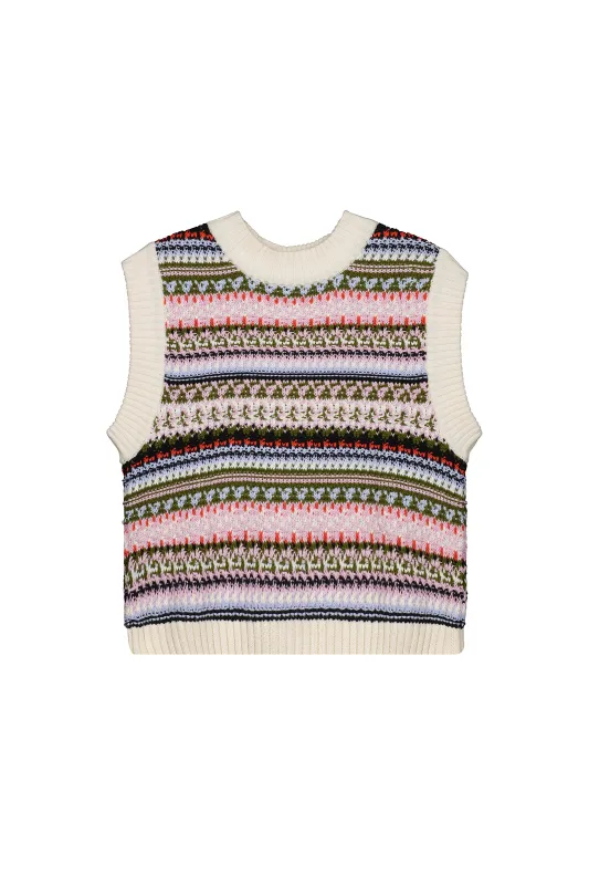 Flowerbed Vest sold by Kowtow