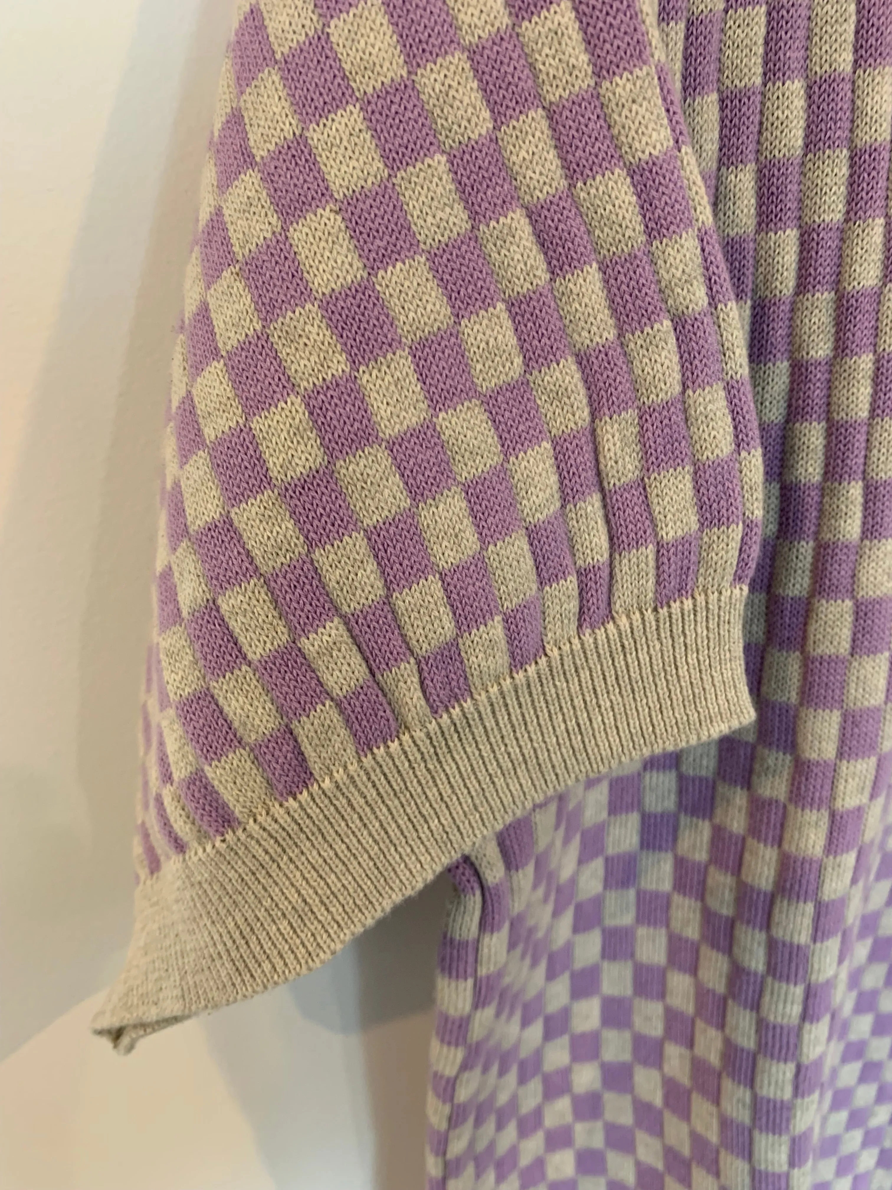 Checkerboard Knit Tee sold by Kowtow product image thumbnail 4
