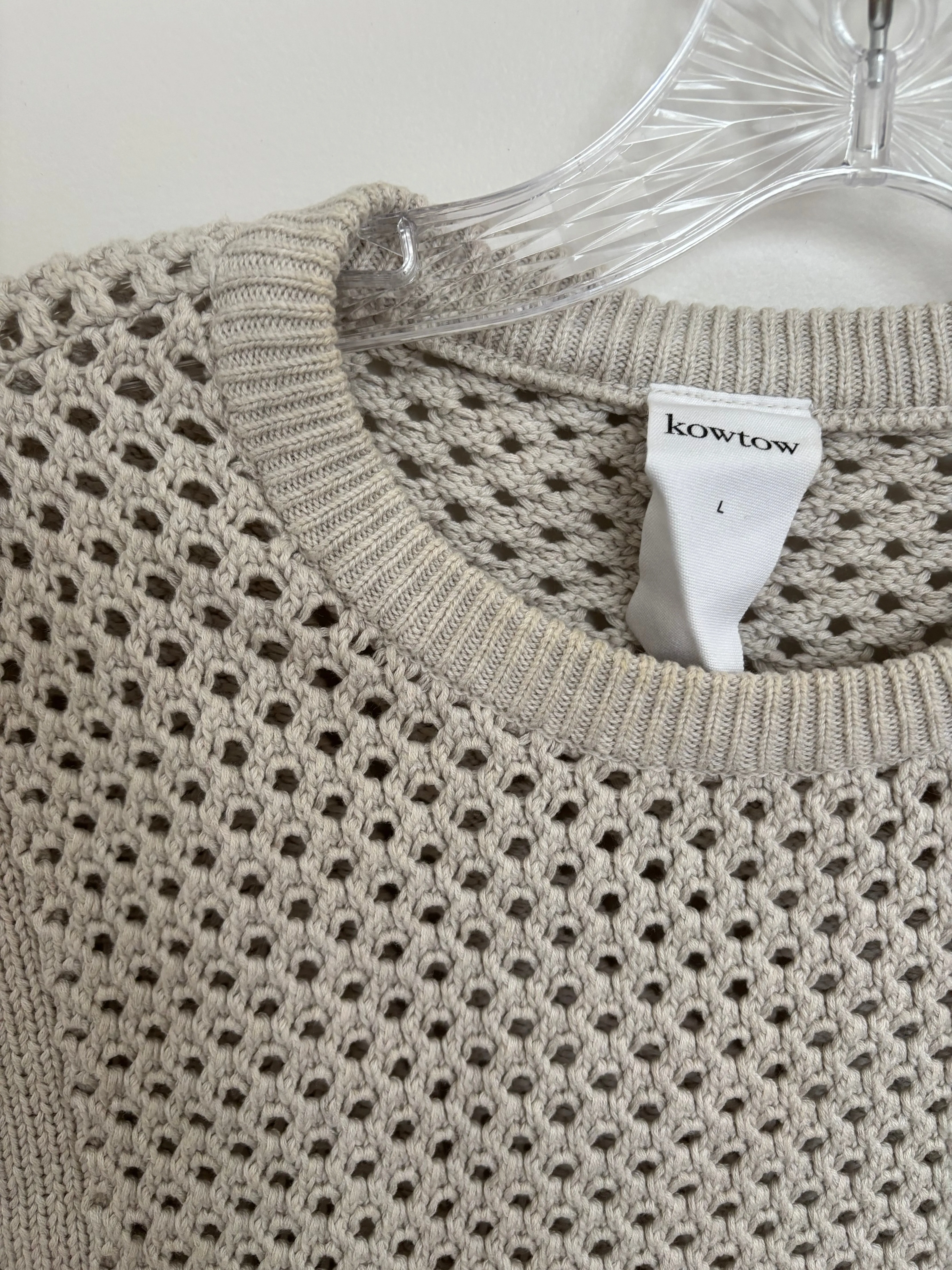 Pointelle Vest sold by Kowtow product image thumbnail 4