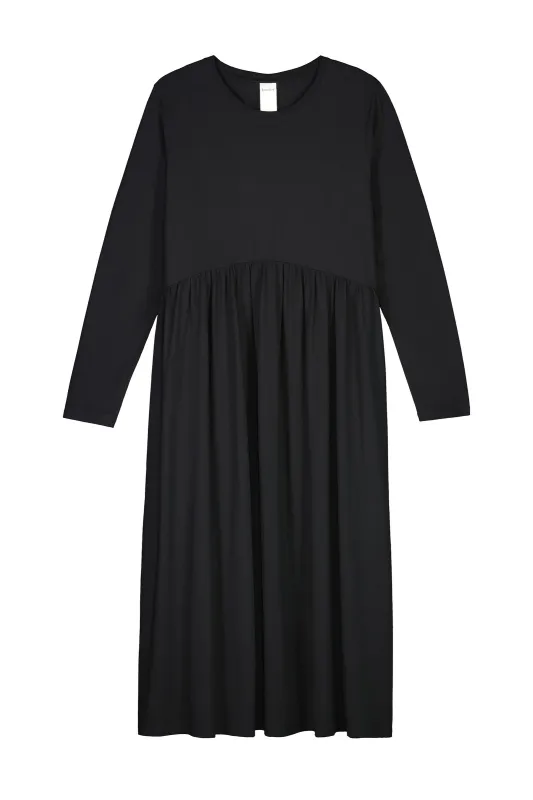 Long Sleeve Gather Dress sold by Kowtow