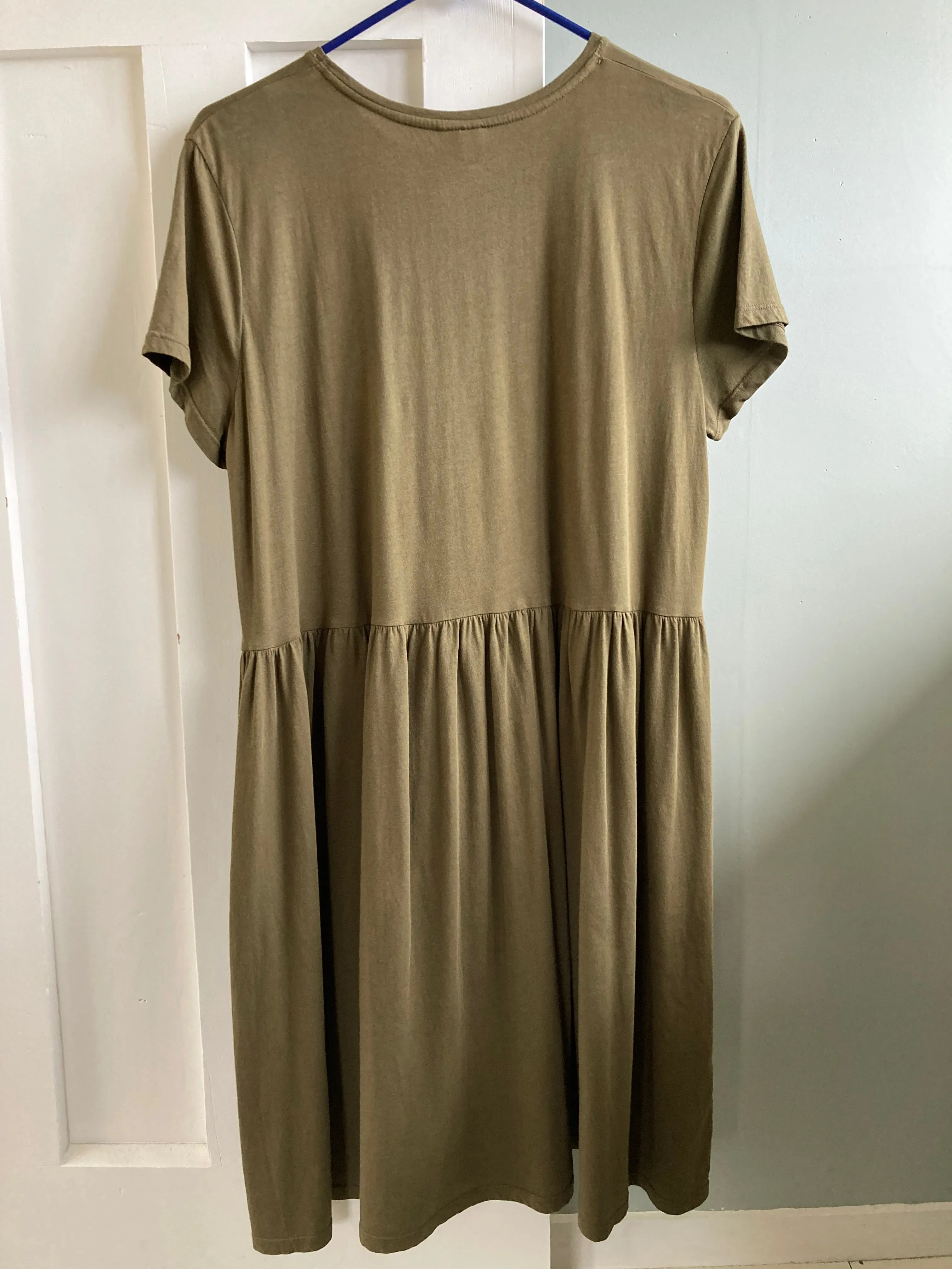 Gather Tee Dress sold by Kowtow product image thumbnail 3