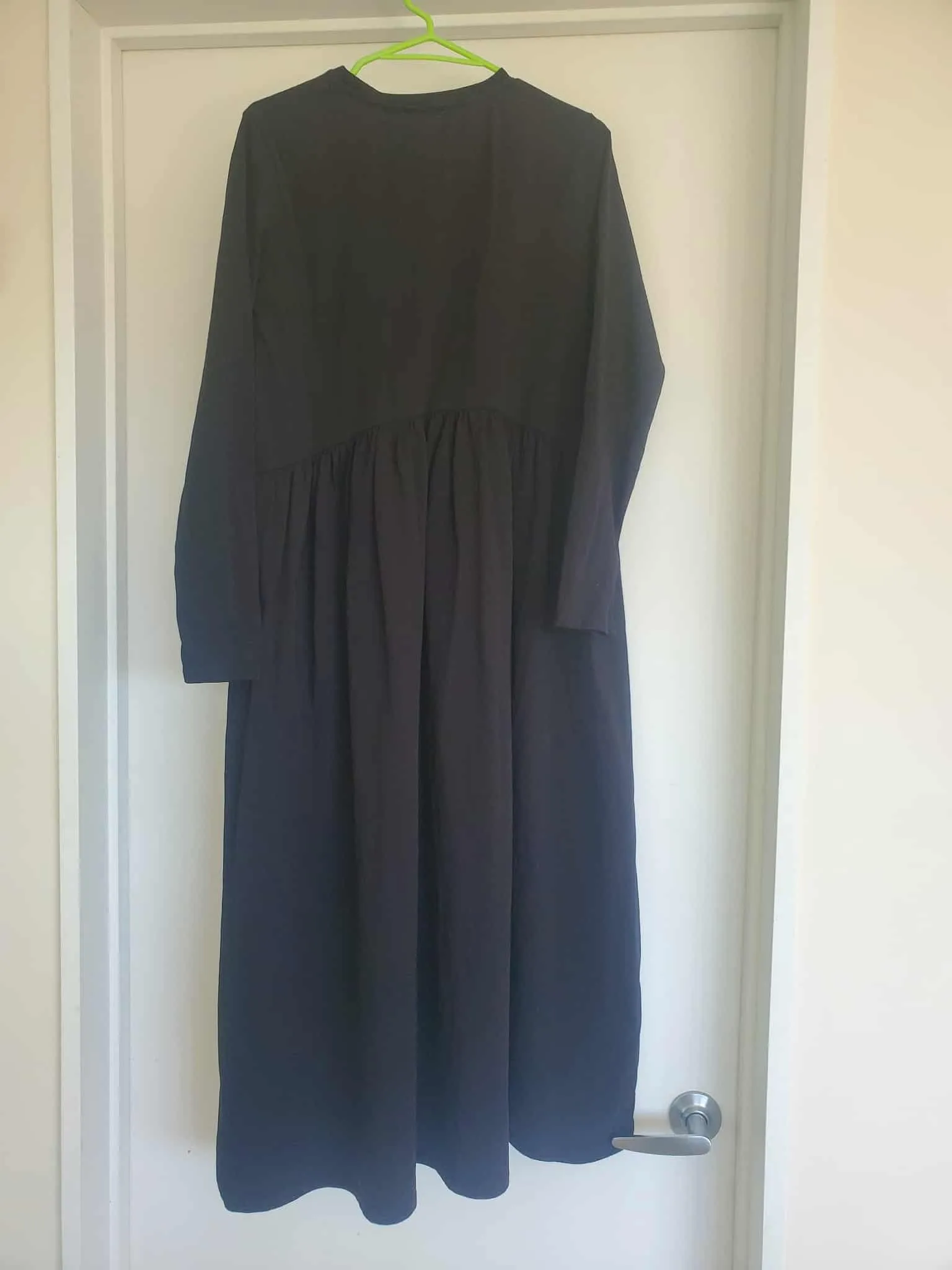 Long Sleeve Gather Dress sold by Kowtow product image thumbnail 3