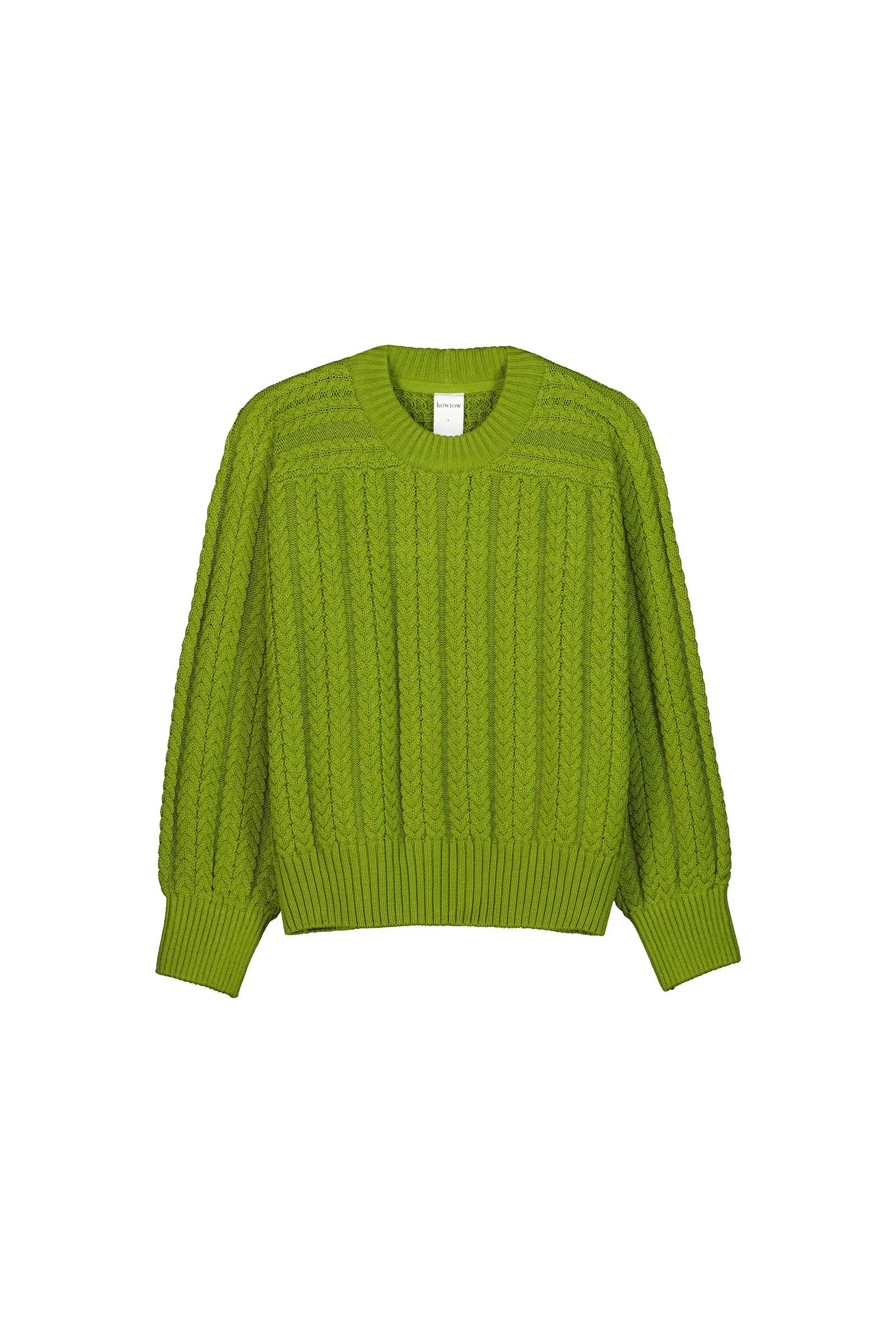 Cable Sweater sold by Kowtow