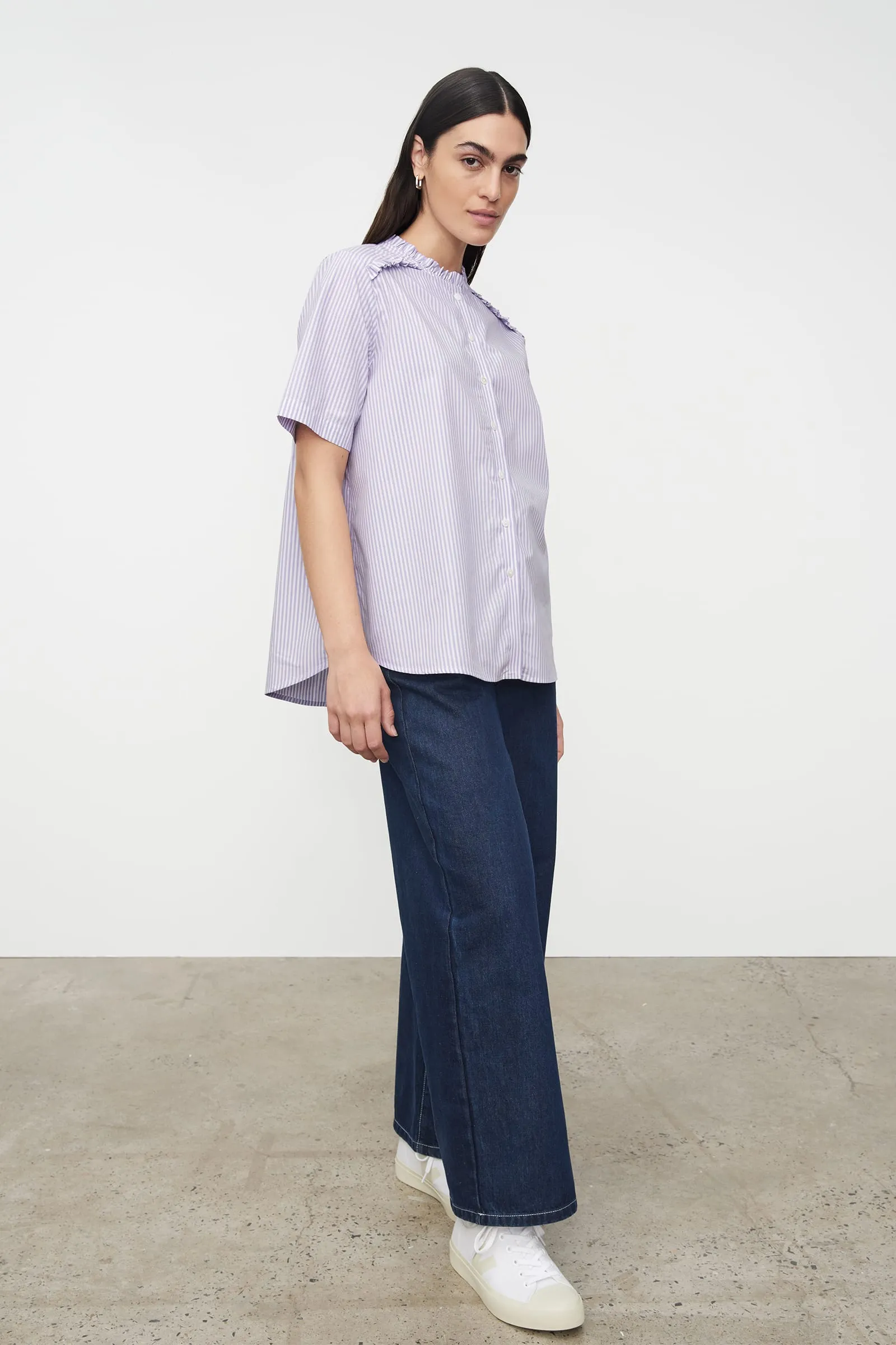 Short Sleeve Lucie Shirt sold by Kowtow product image thumbnail 3