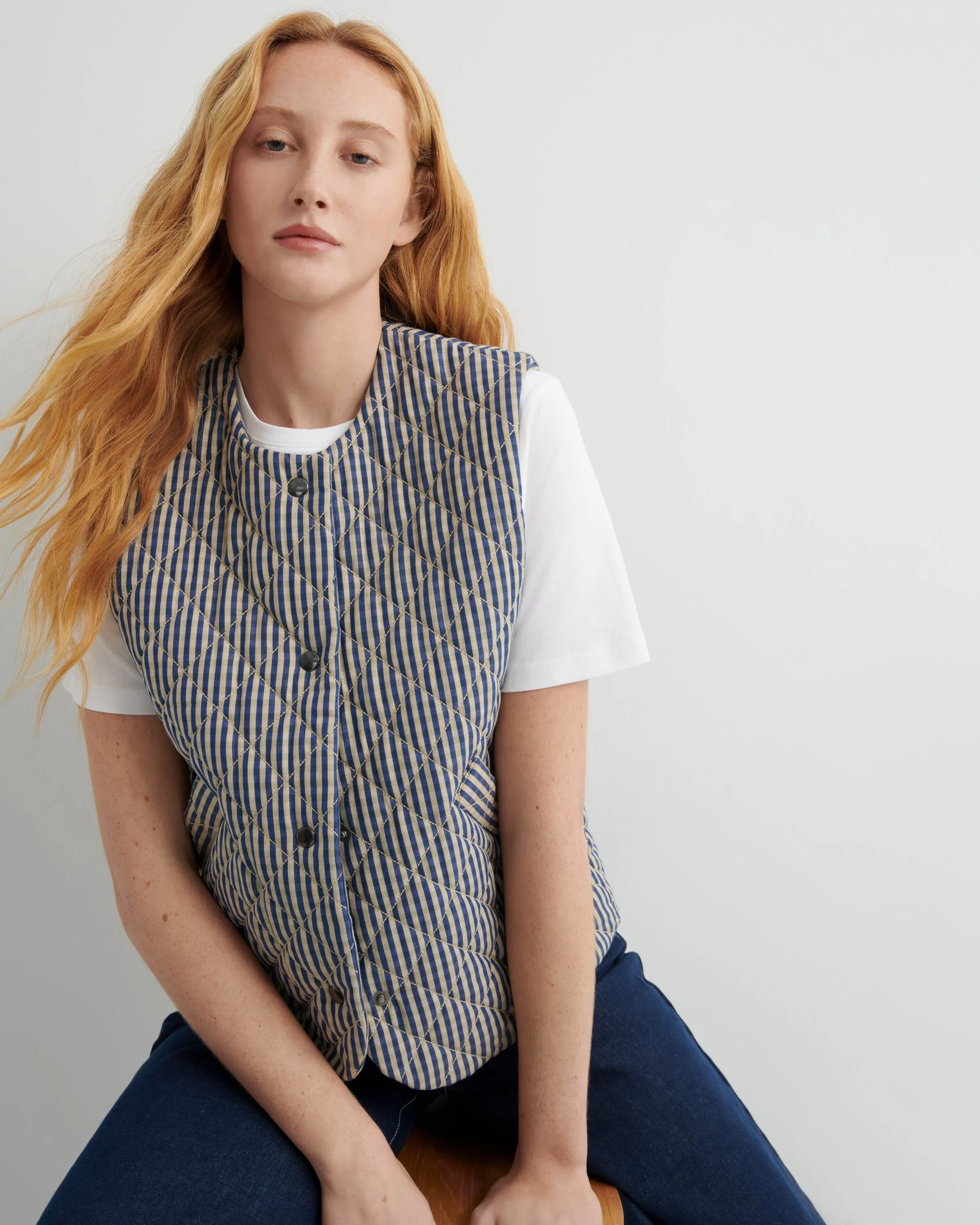 Quilter Vest sold by Kowtow